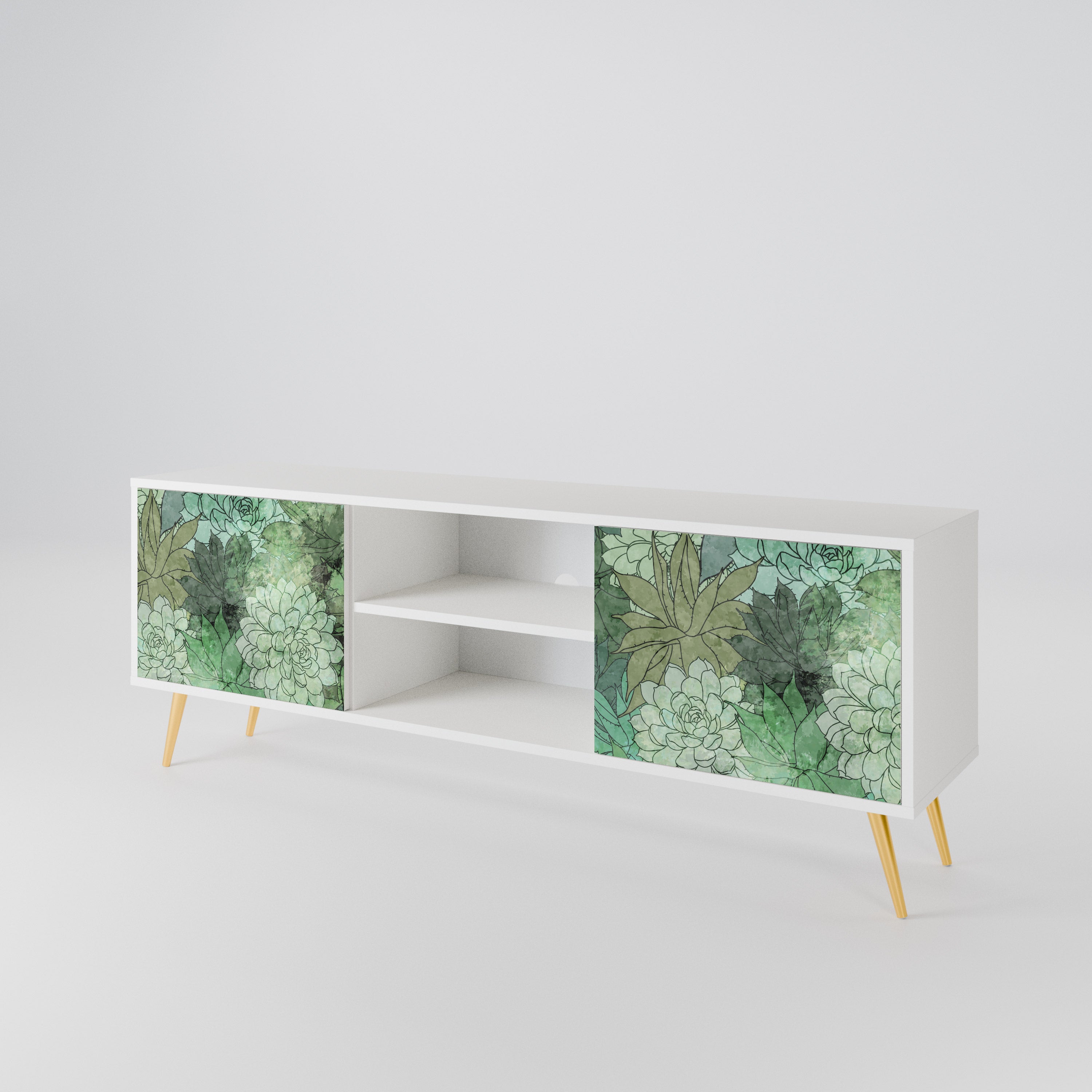 SUCCULENT CLUSTER Mueble de TV de 2 Puertas