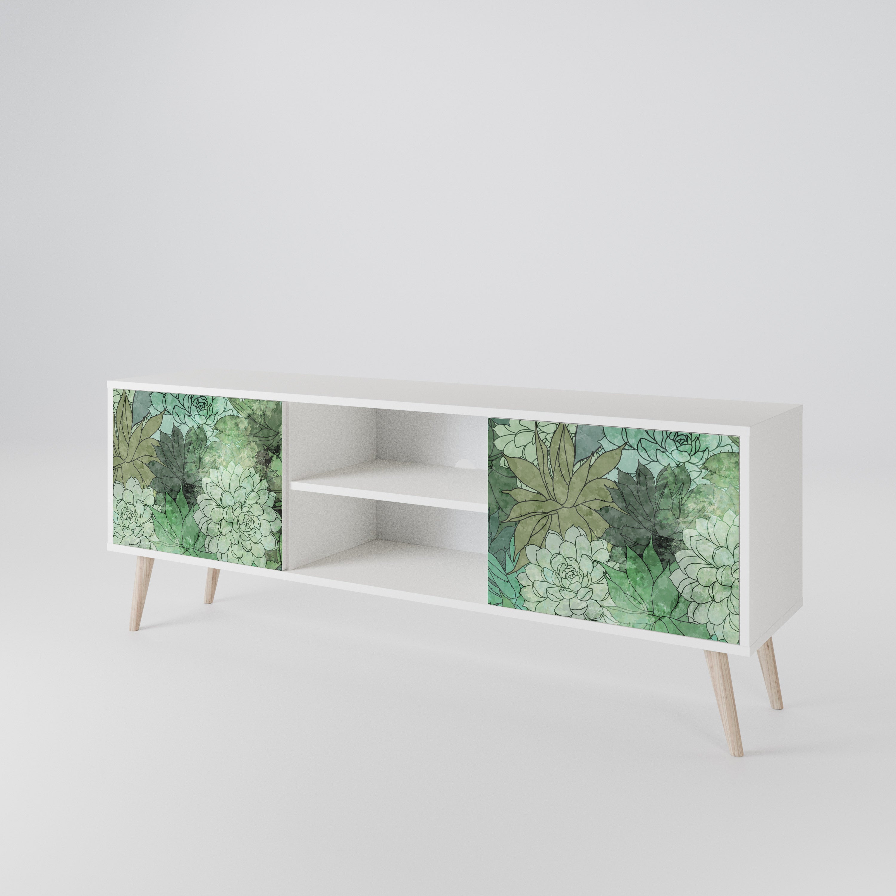 SUCCULENT CLUSTER Mueble de TV de 2 Puertas