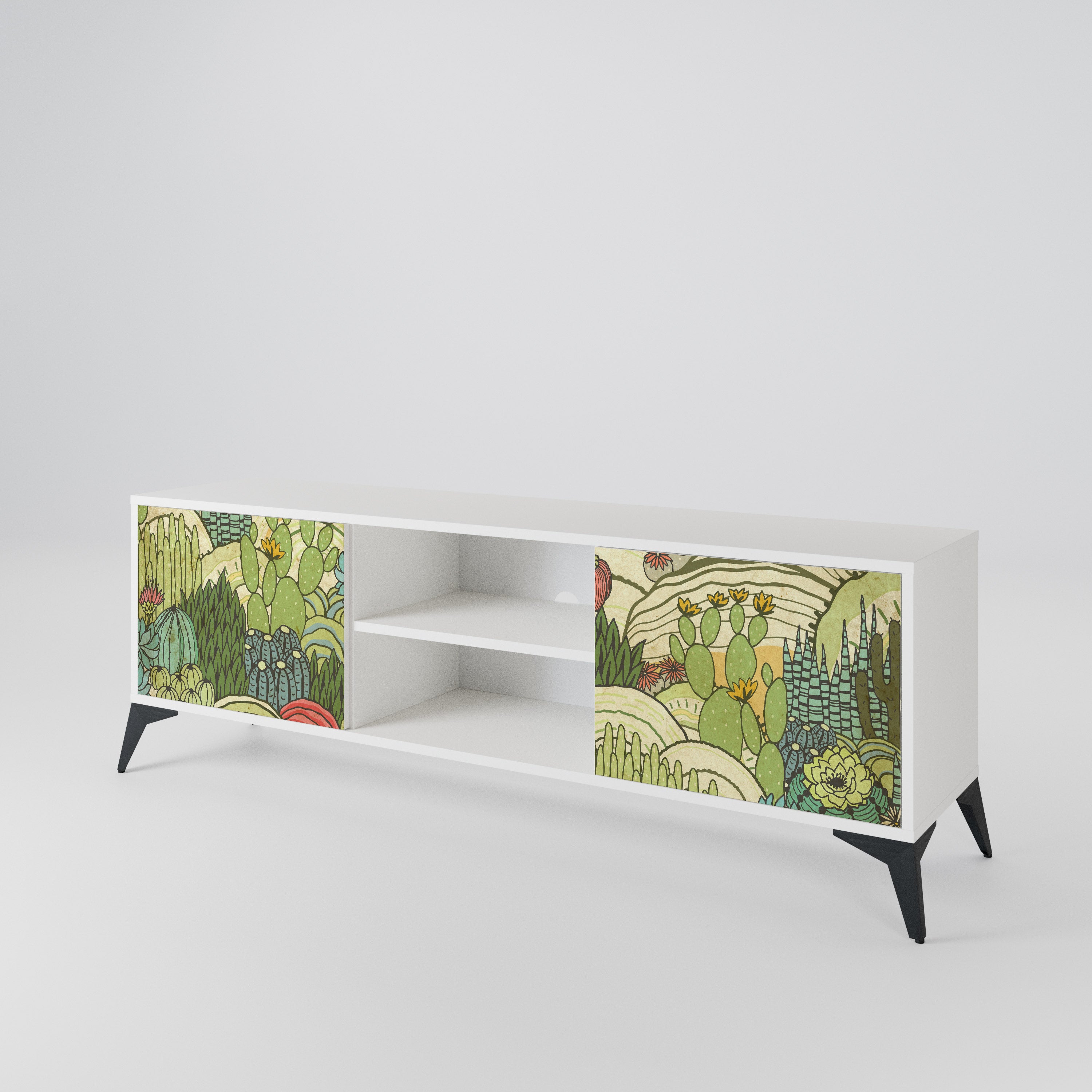 SUCCULENTS KALEIDOSCOPE Mueble de TV de 2 Puertas