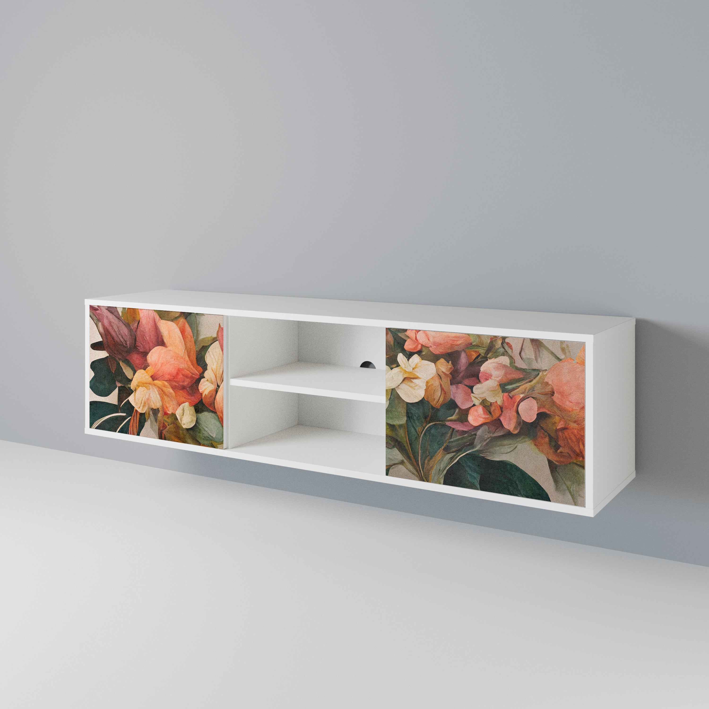 STYLISH BEAUTY Mueble de TV de 2 Puertas