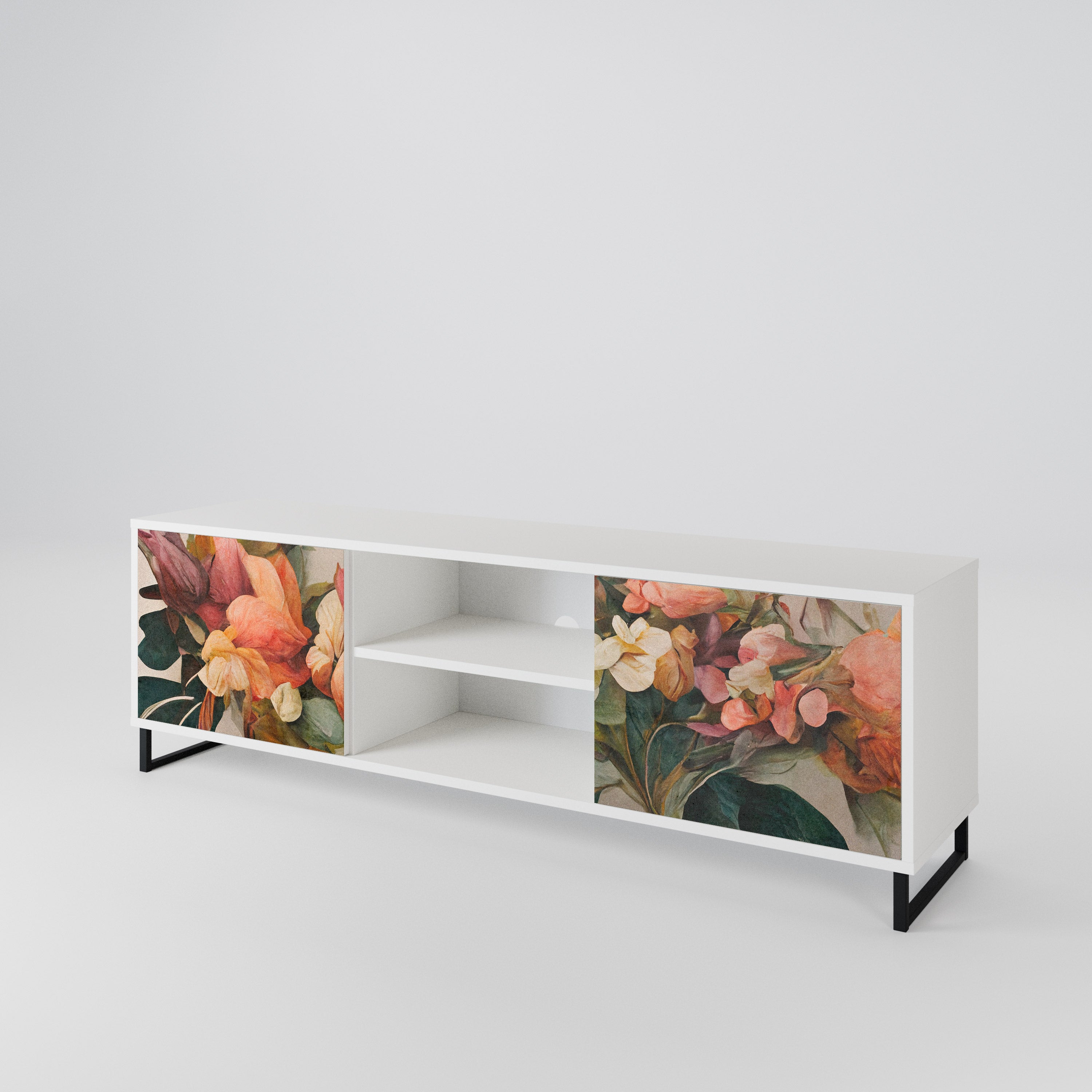 STYLISH BEAUTY Mueble de TV de 2 Puertas