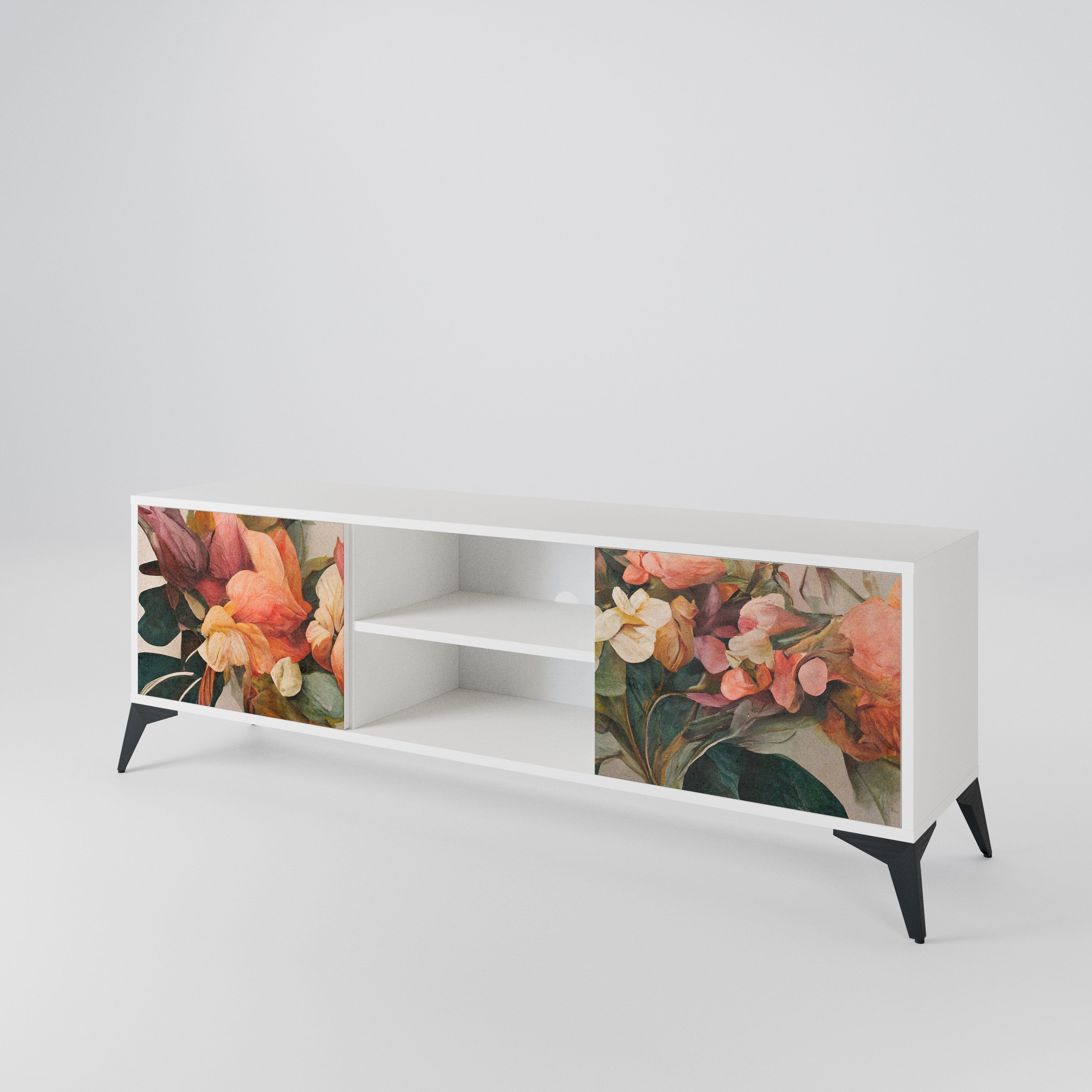 STYLISH BEAUTY Mueble de TV de 2 Puertas