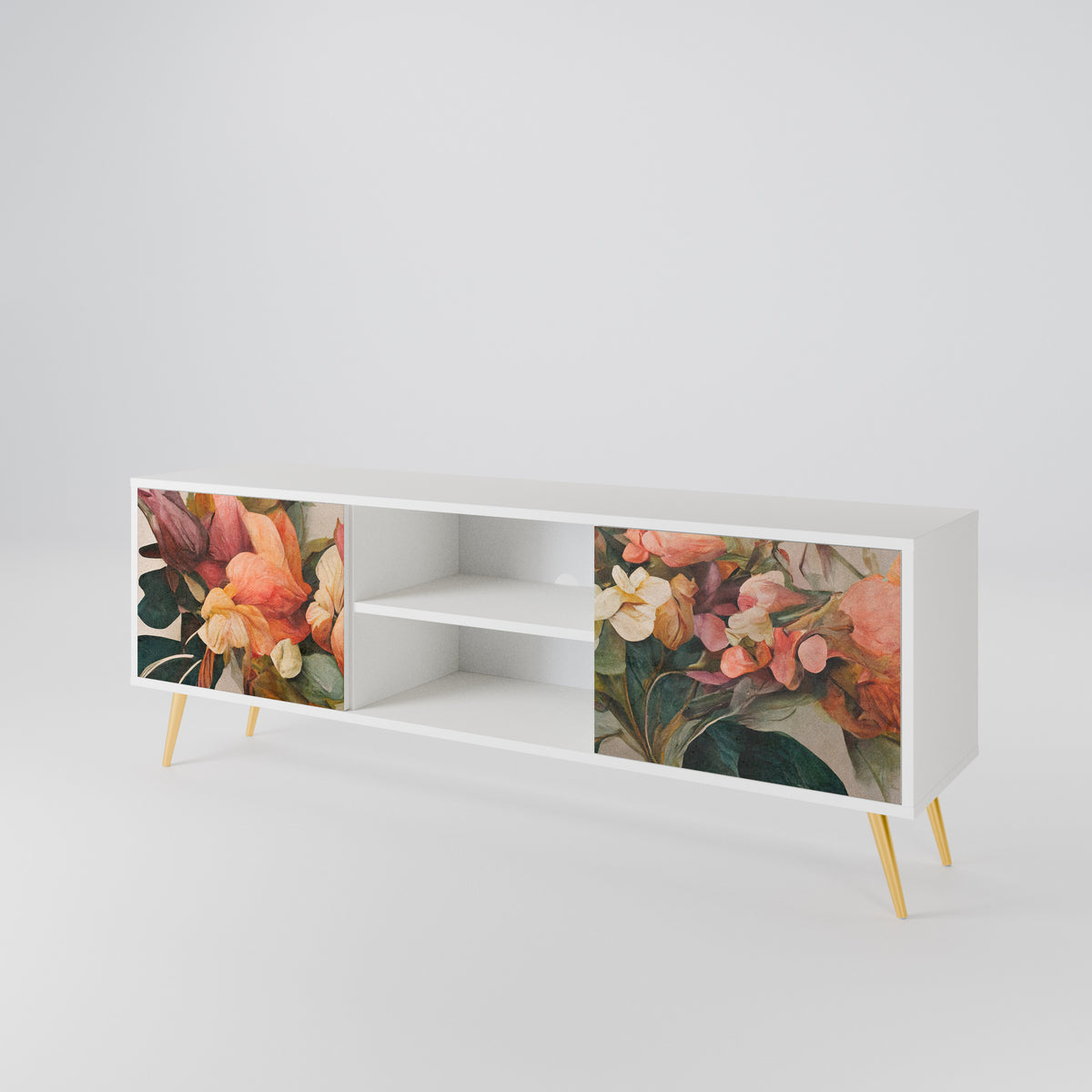 STYLISH BEAUTY Mueble de TV de 2 Puertas