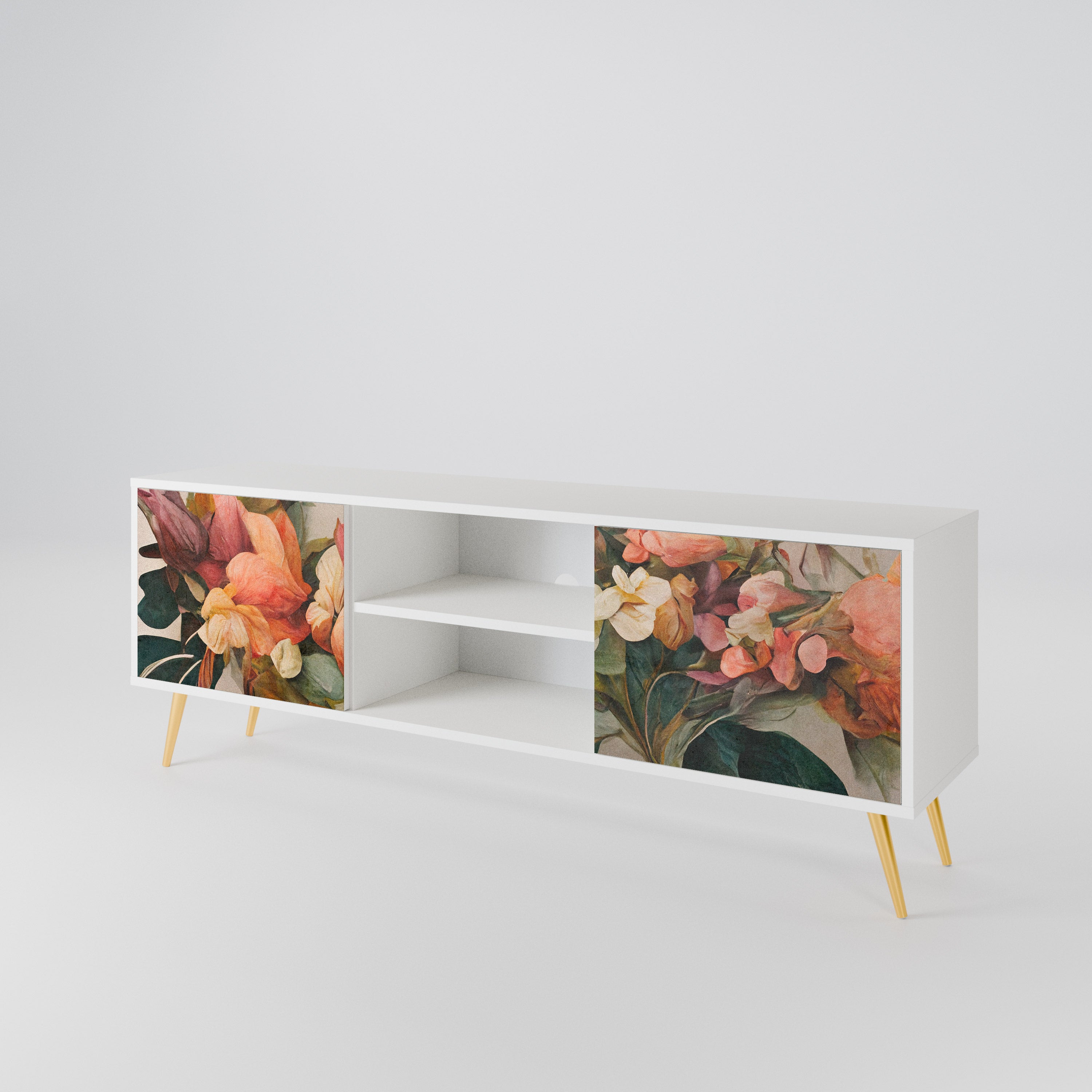 STYLISH BEAUTY Mueble de TV de 2 Puertas