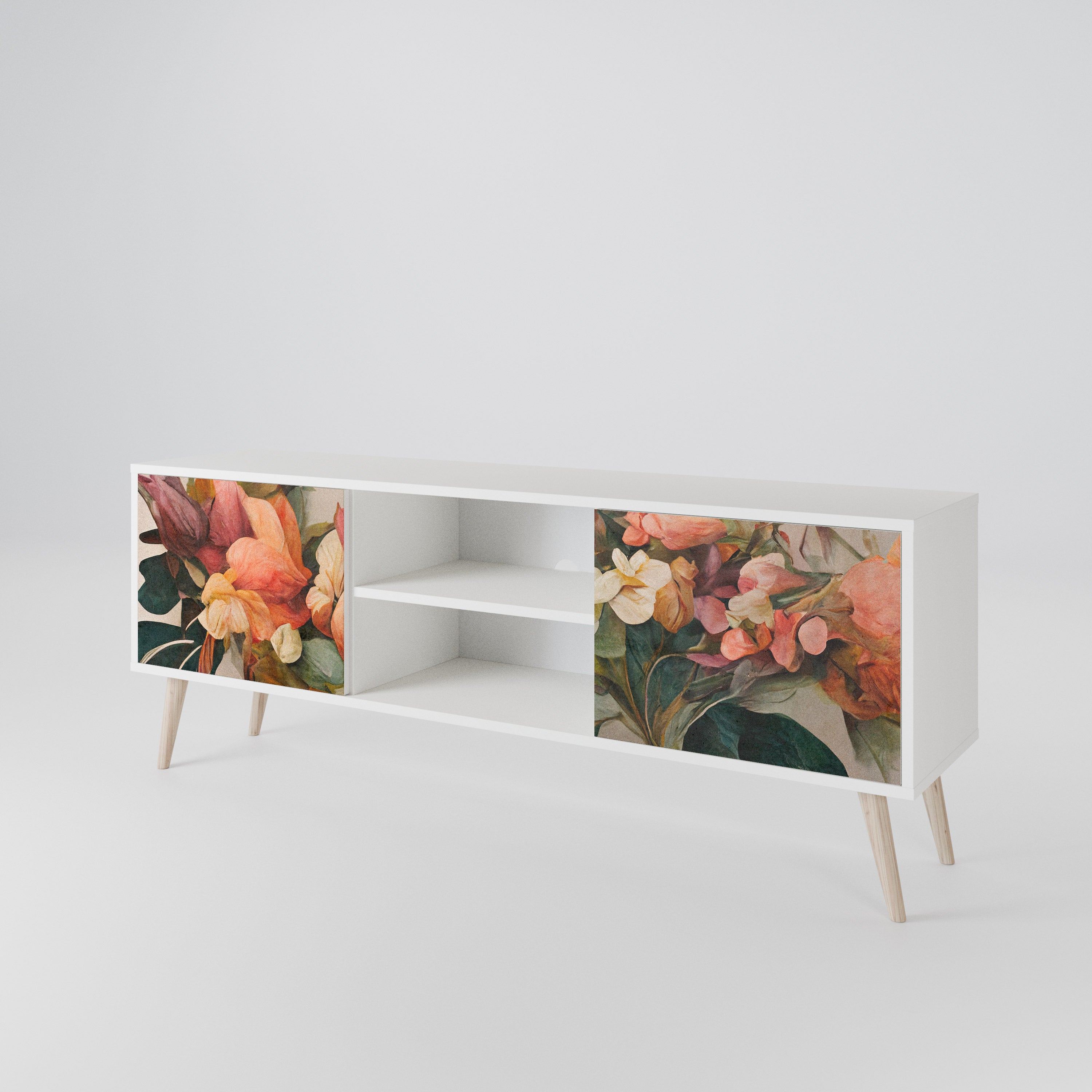 STYLISH BEAUTY Mueble de TV de 2 Puertas