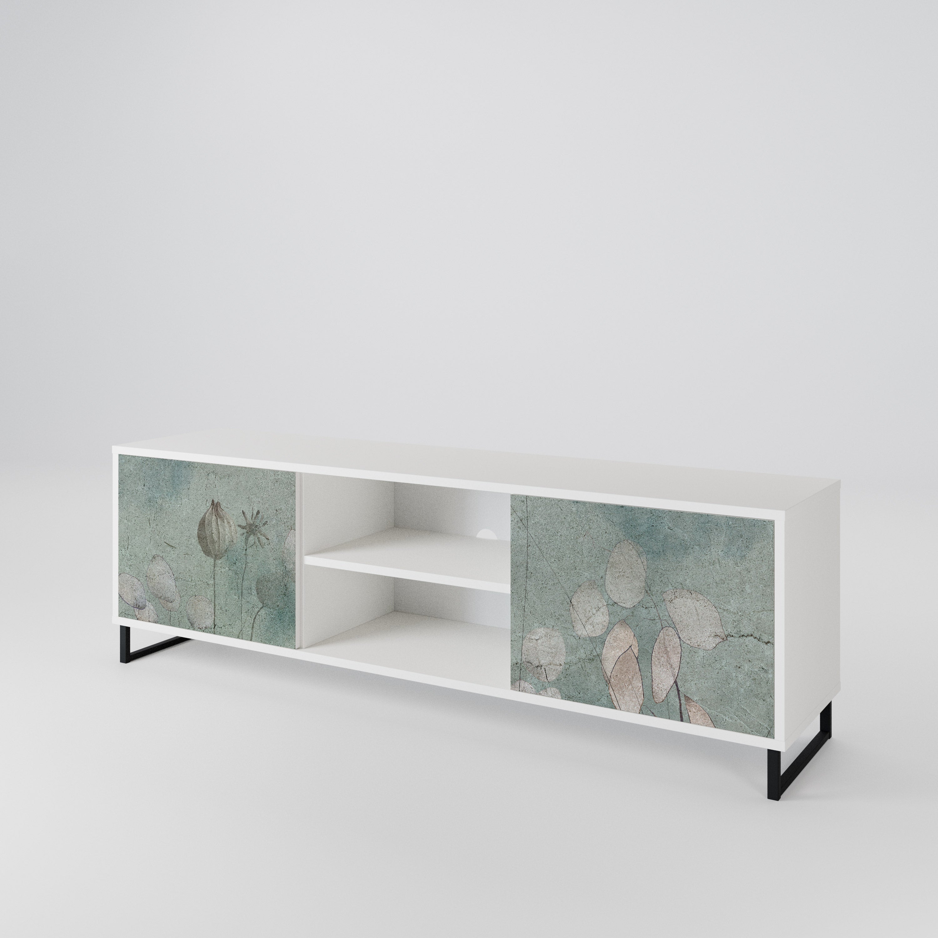 NIGHT LADY Mueble de TV de 2 Puertas