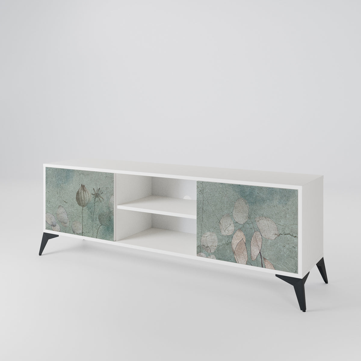 NIGHT LADY Mueble de TV de 2 Puertas