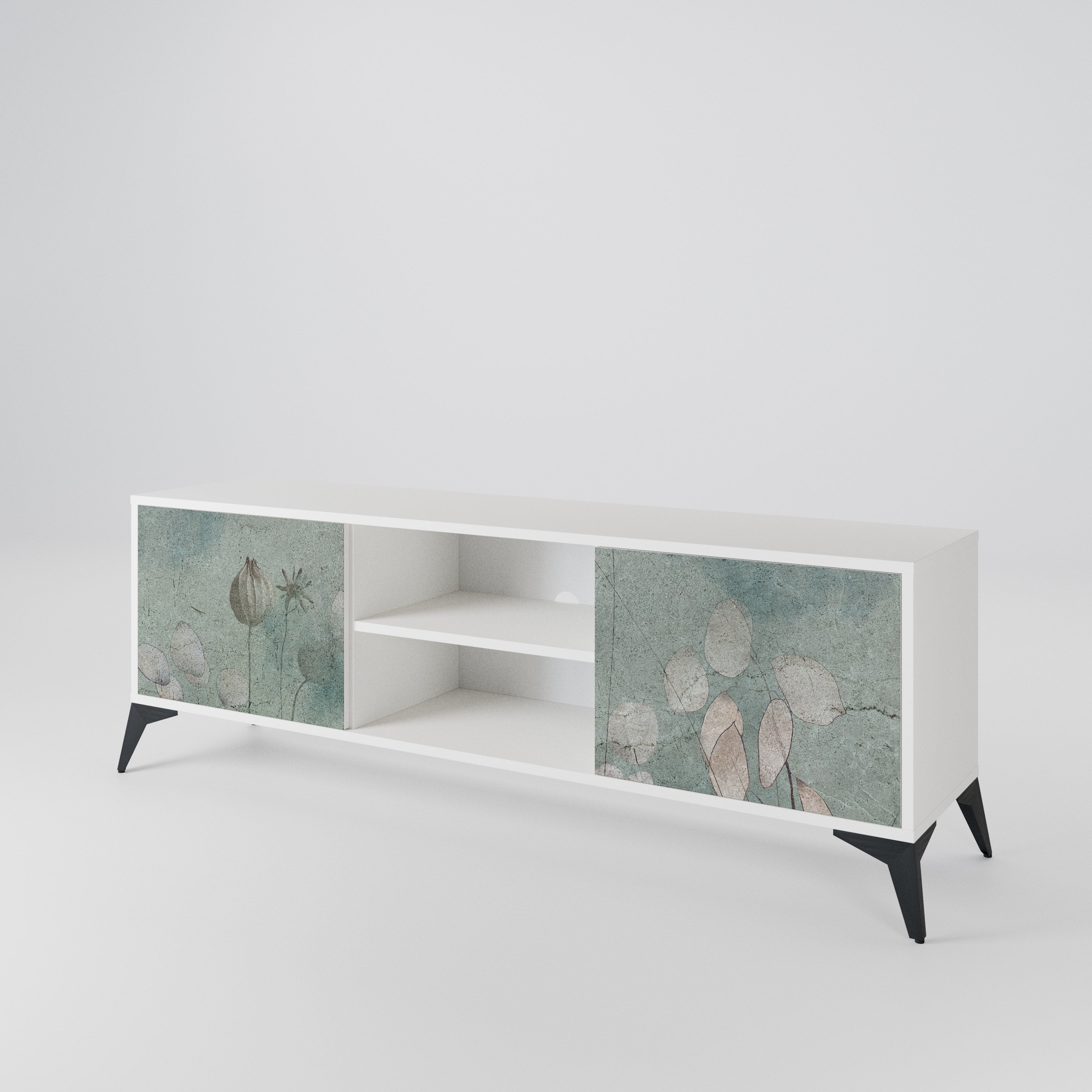 NIGHT LADY Mueble de TV de 2 Puertas