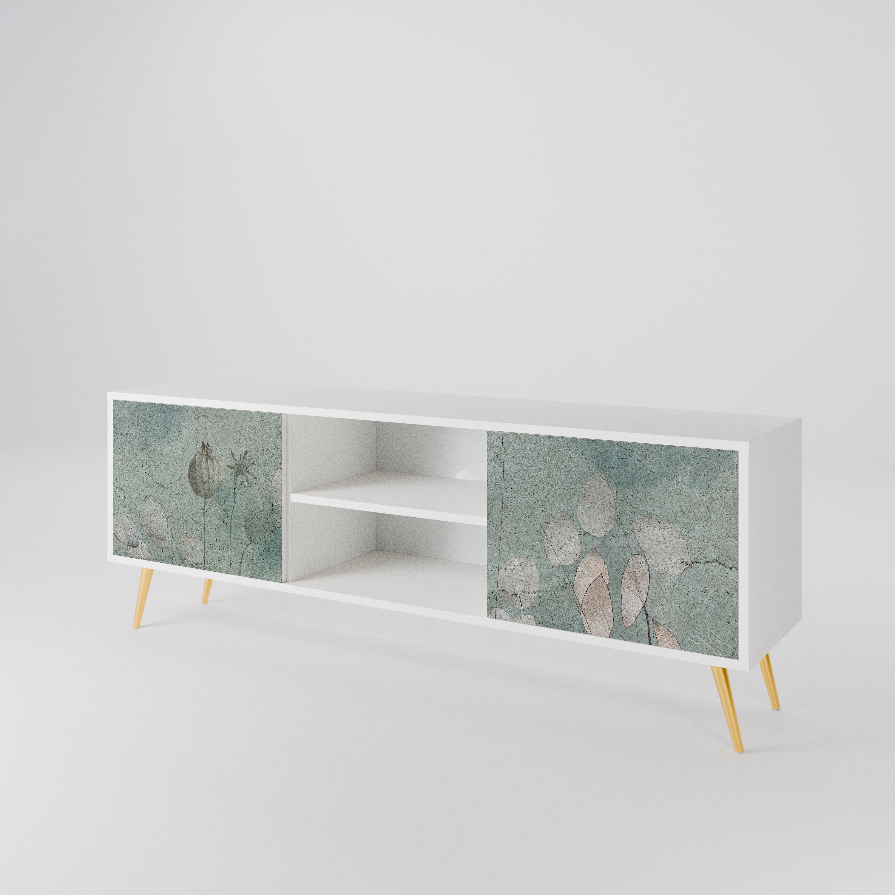 NIGHT LADY Mueble de TV de 2 Puertas