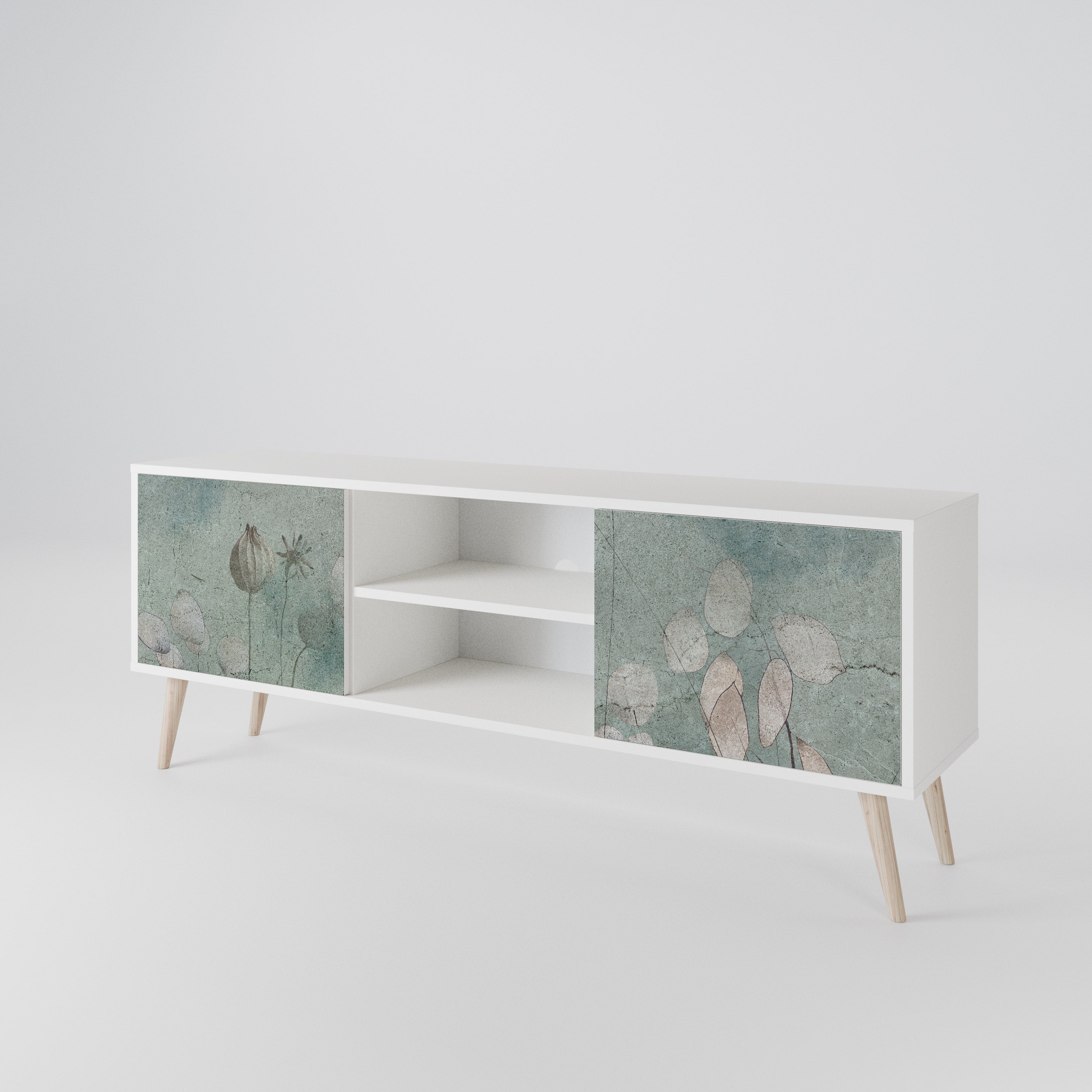 NIGHT LADY Mueble de TV de 2 Puertas
