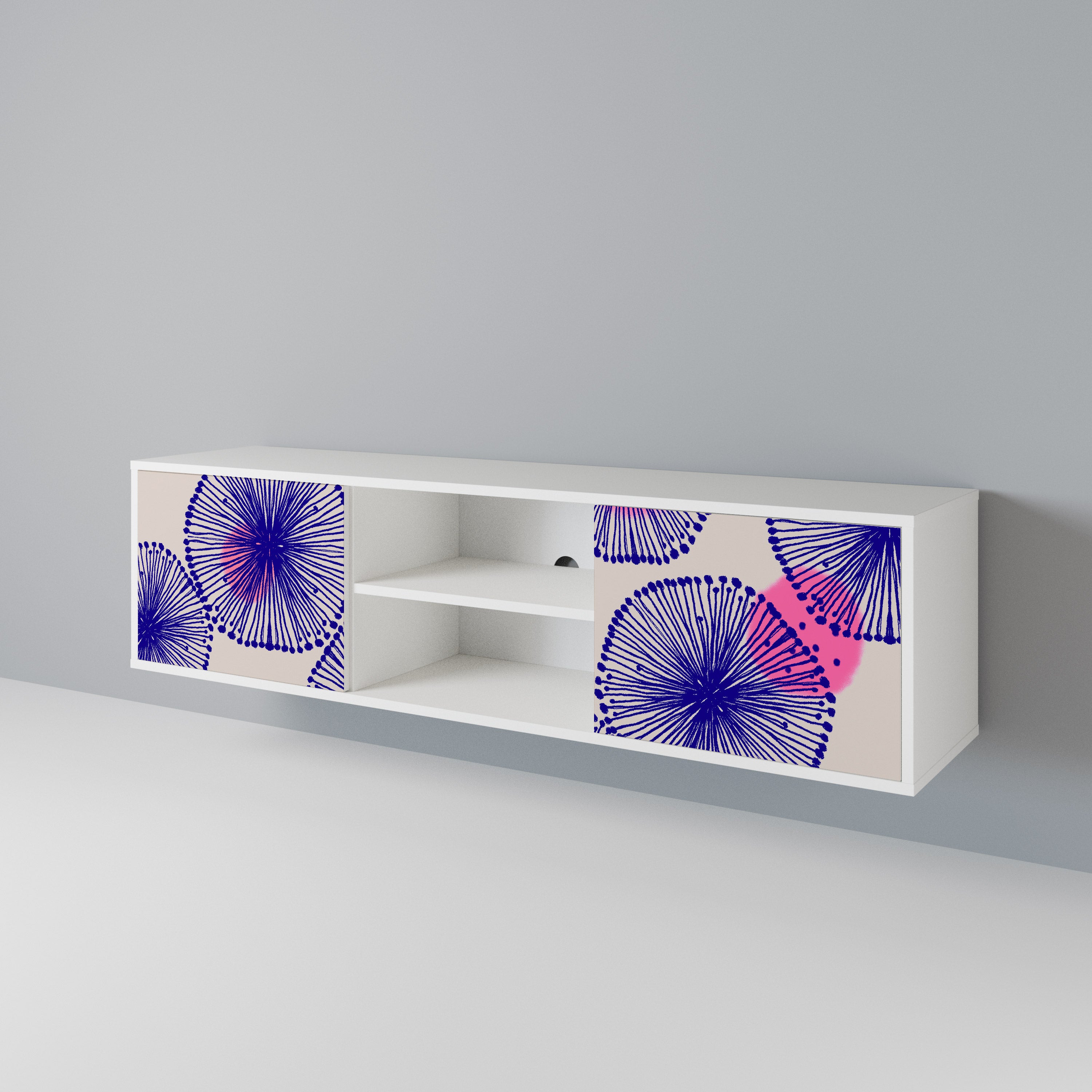 MAGIC NATURE Mueble de TV de 2 Puertas