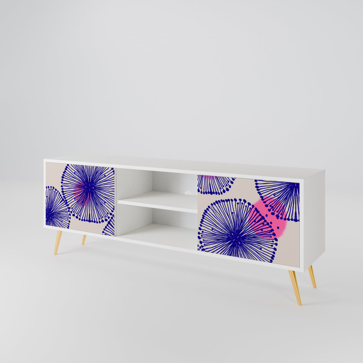 MAGIC NATURE Mueble de TV de 2 Puertas