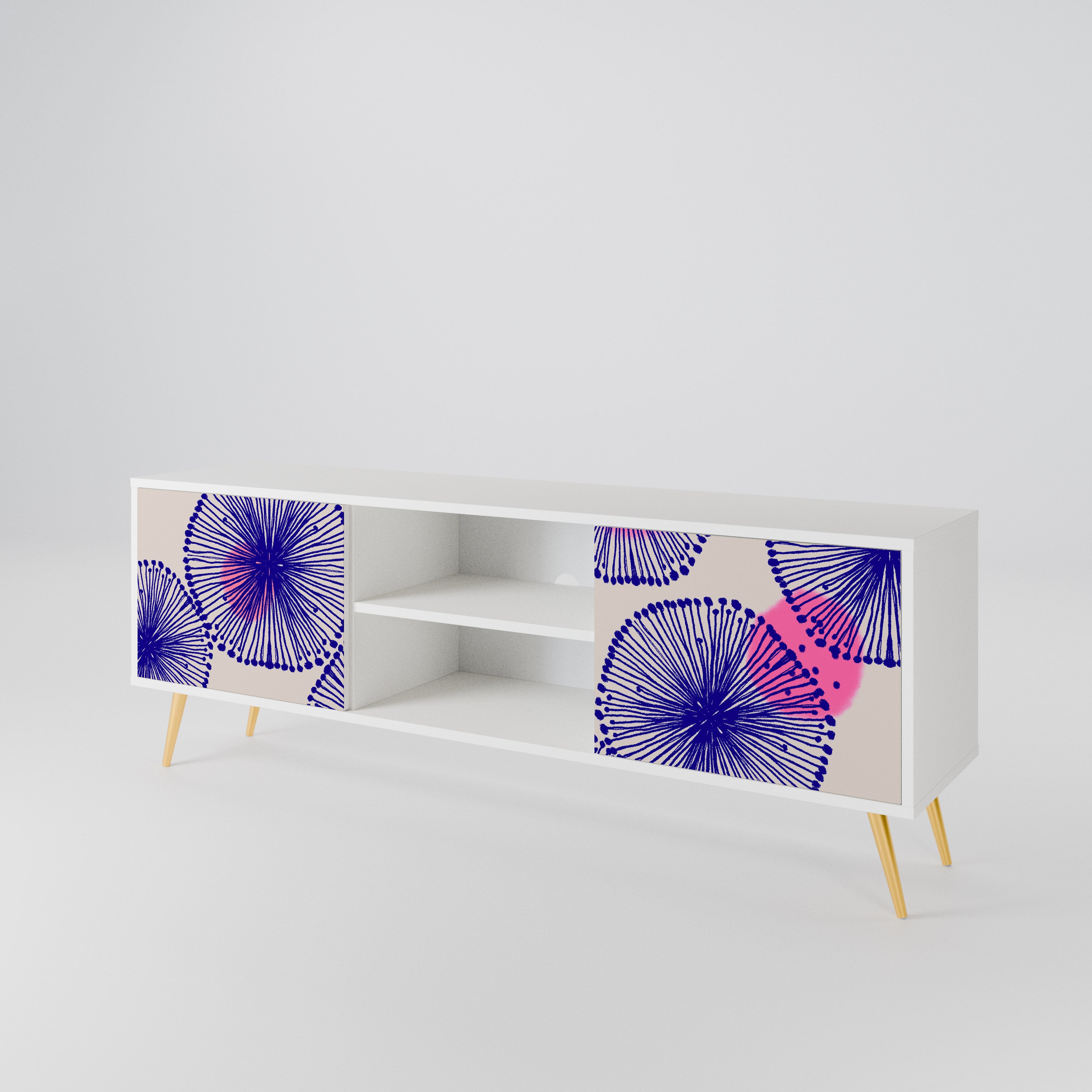 MAGIC NATURE Mueble de TV de 2 Puertas