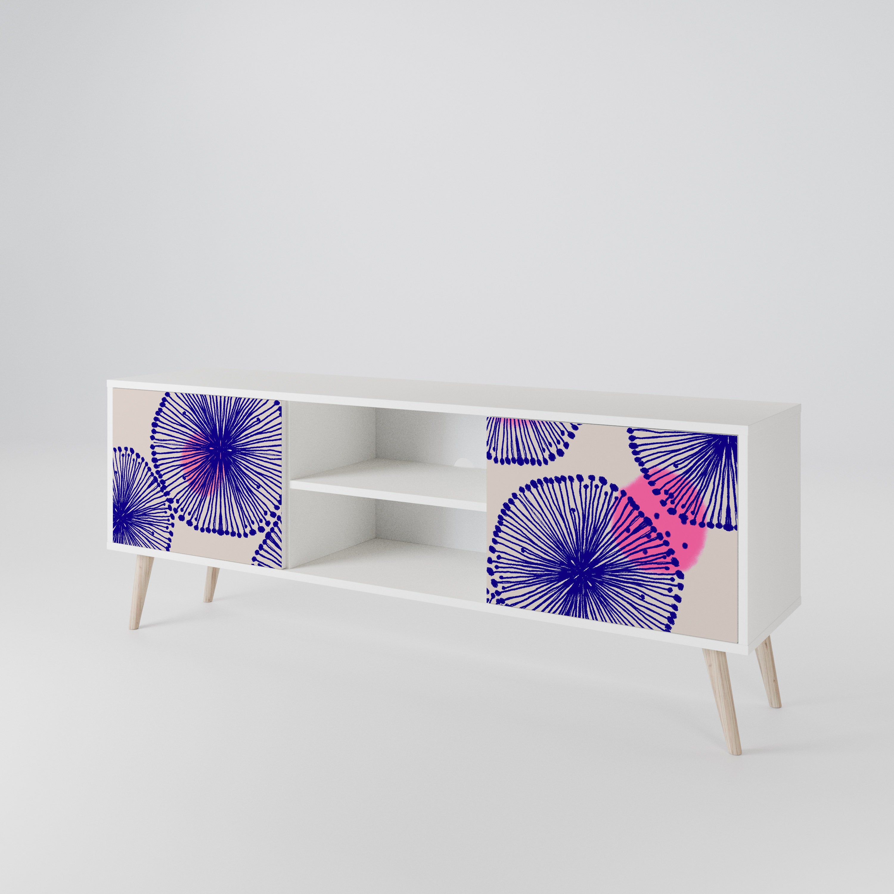 MAGIC NATURE Mueble de TV de 2 Puertas