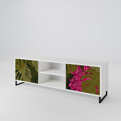 TROPICAL BEAUTY Mueble de TV de 2 Puertas