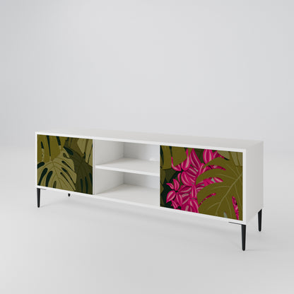 TROPICAL BEAUTY Mueble de TV de 2 Puertas