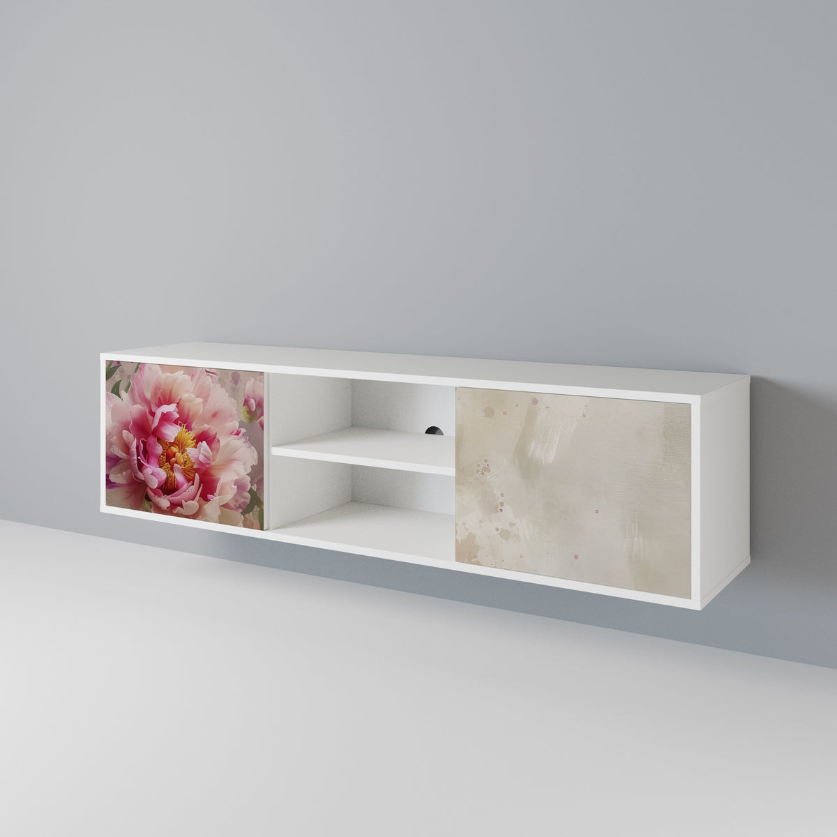 PEONY WHISPER Mueble de TV de 2 Puertas