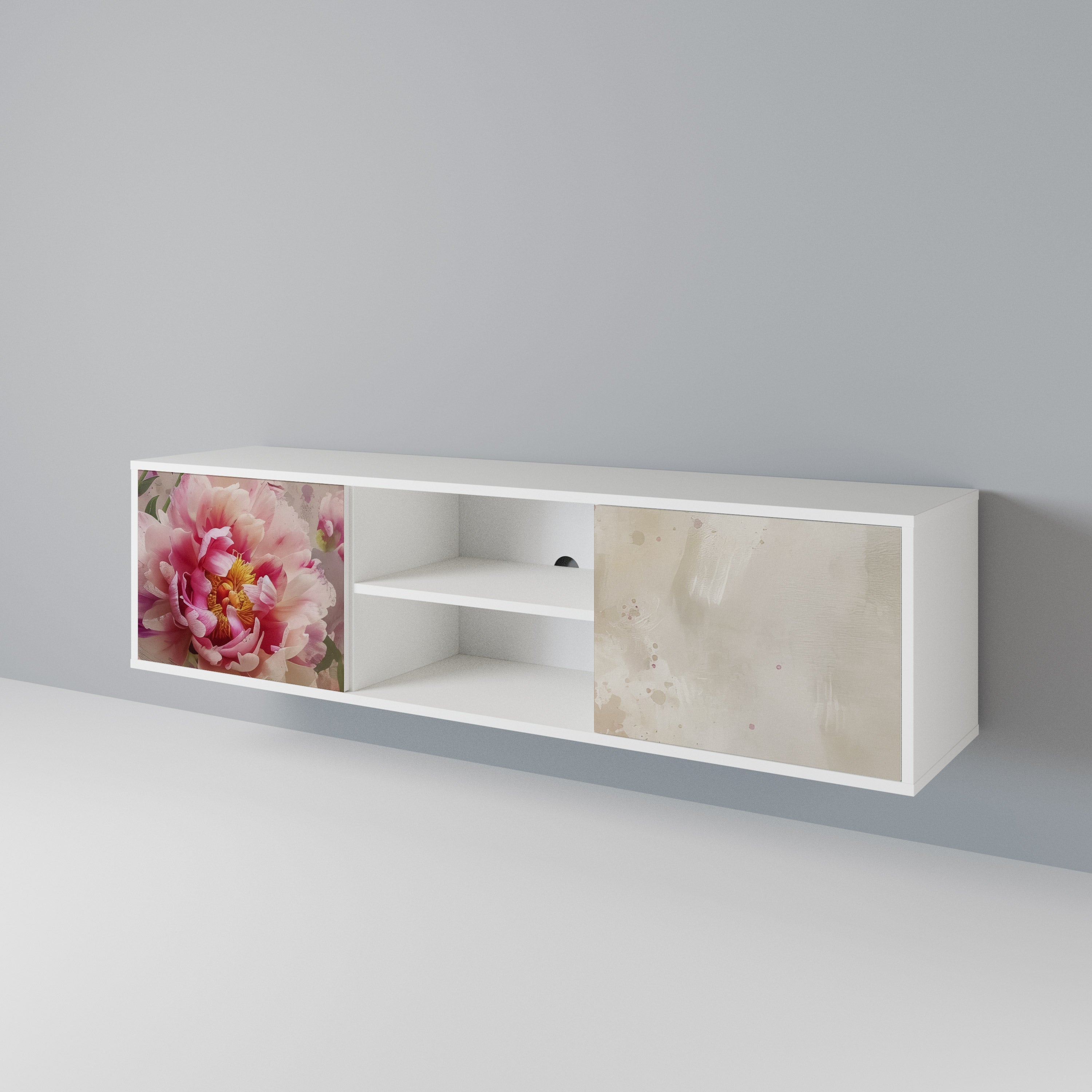 PEONY WHISPER Mueble de TV de 2 Puertas
