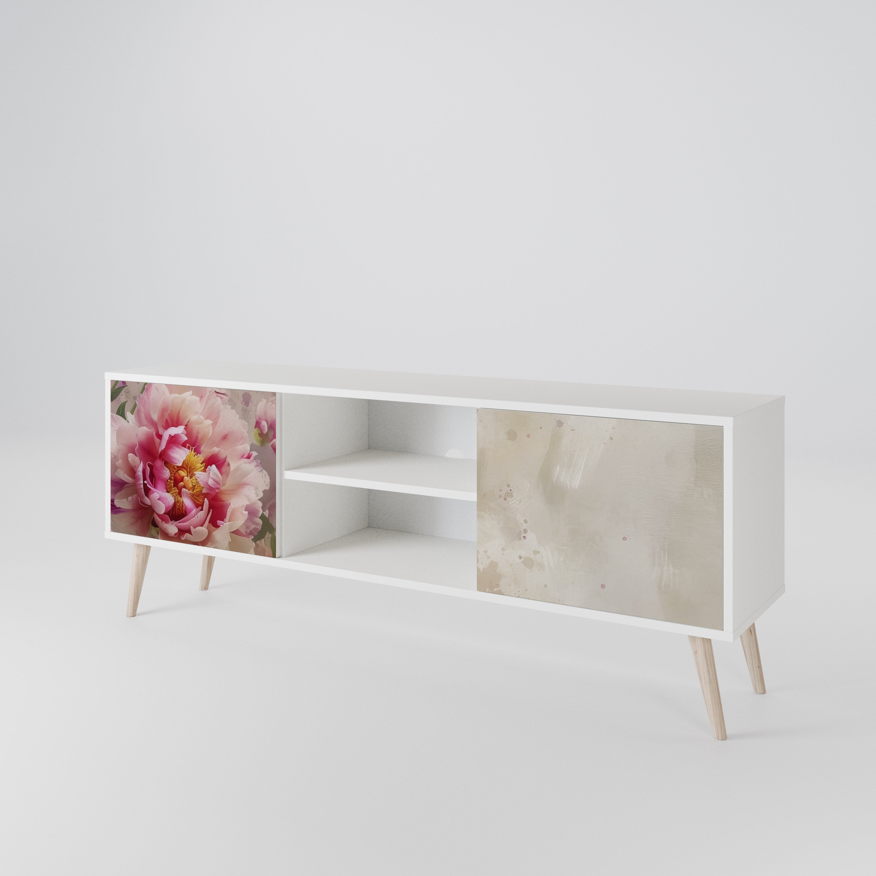 PEONY WHISPER Mueble de TV de 2 Puertas