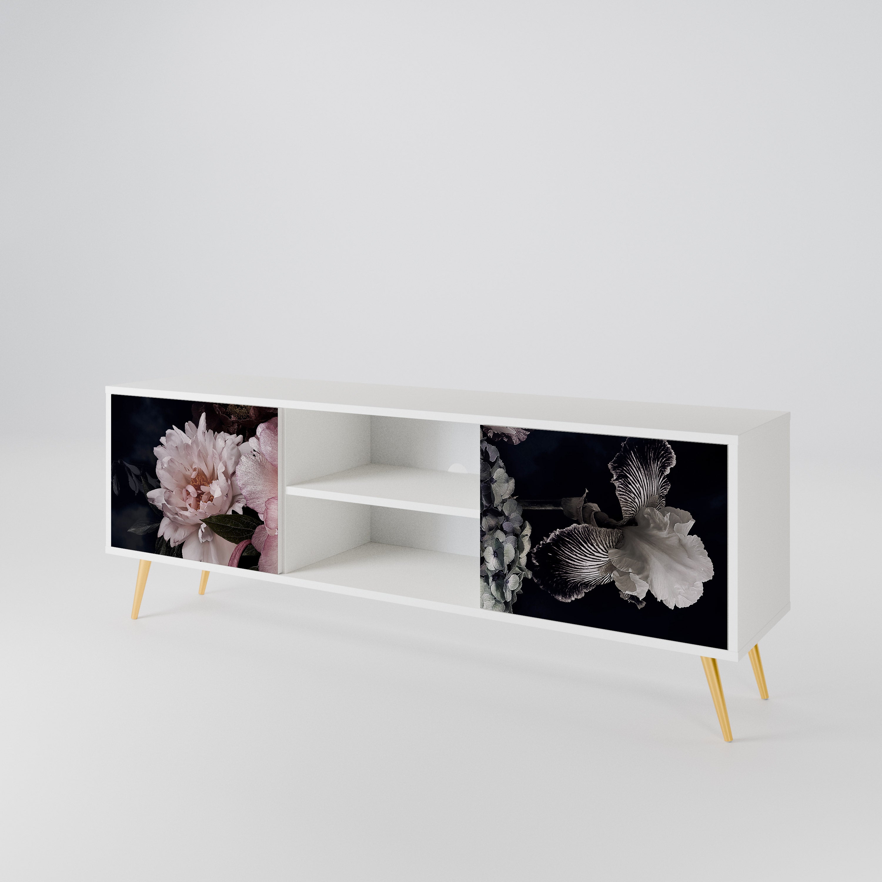 PURE BLOSSOM Mueble de TV de 2 Puertas