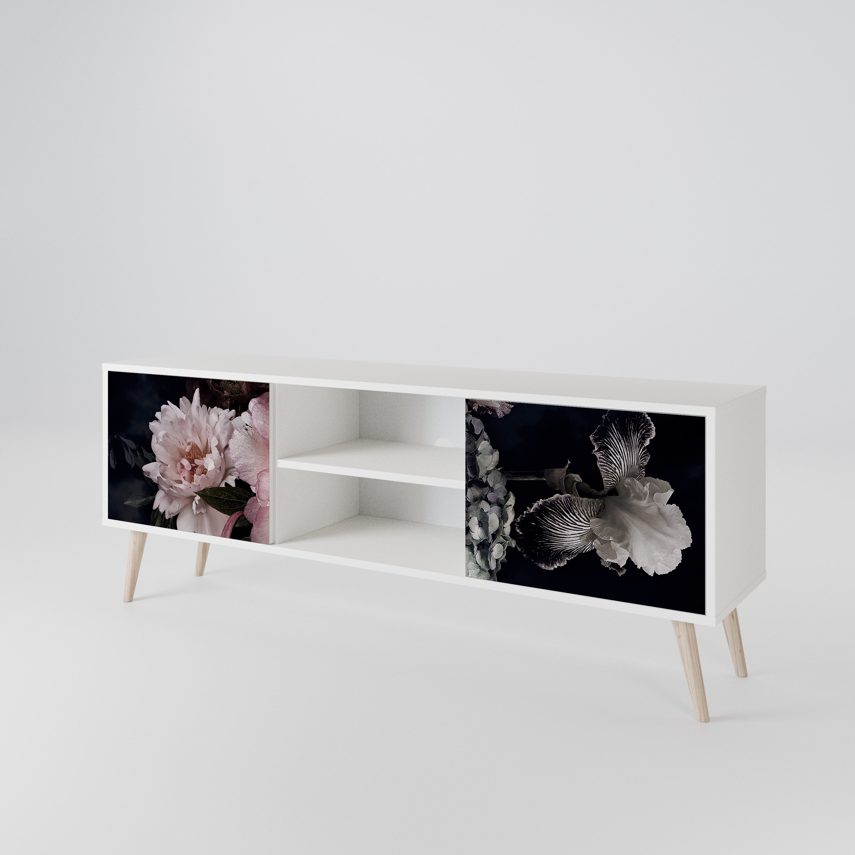 PURE BLOSSOM Mueble de TV de 2 Puertas