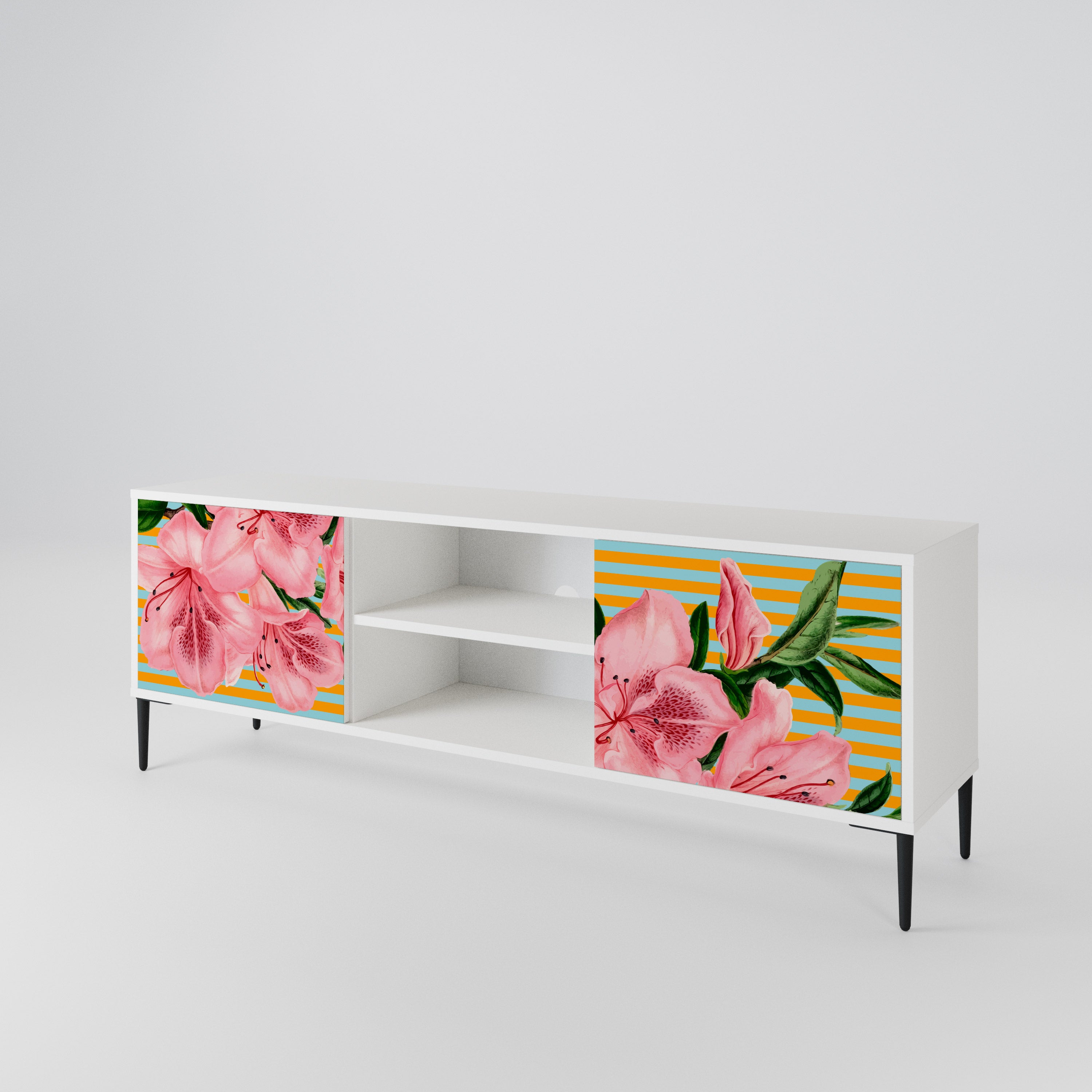 FRAGILE BEAUTY Mueble de TV de 2 Puertas