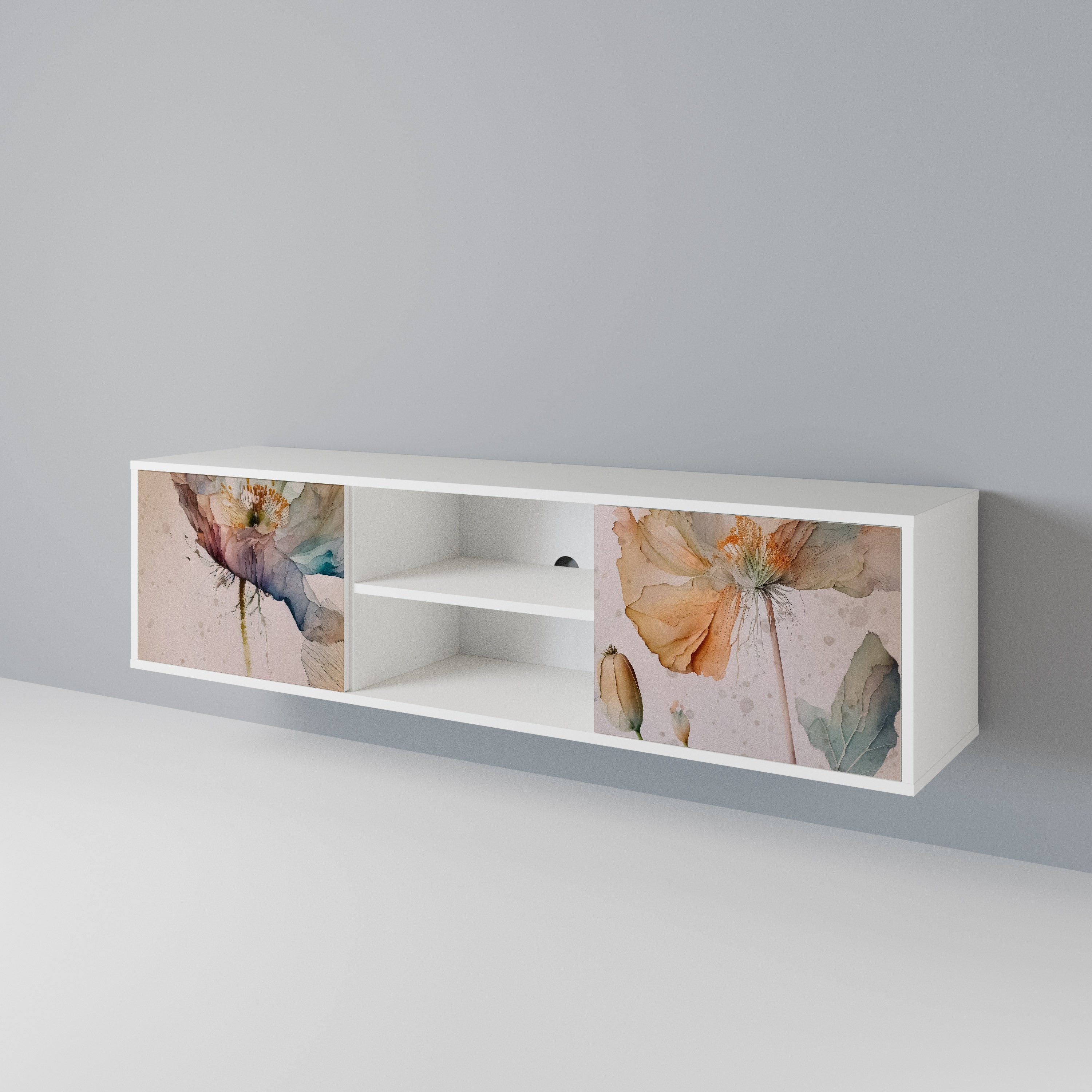 SOFTEN POPPY Mueble de TV de 2 Puertas