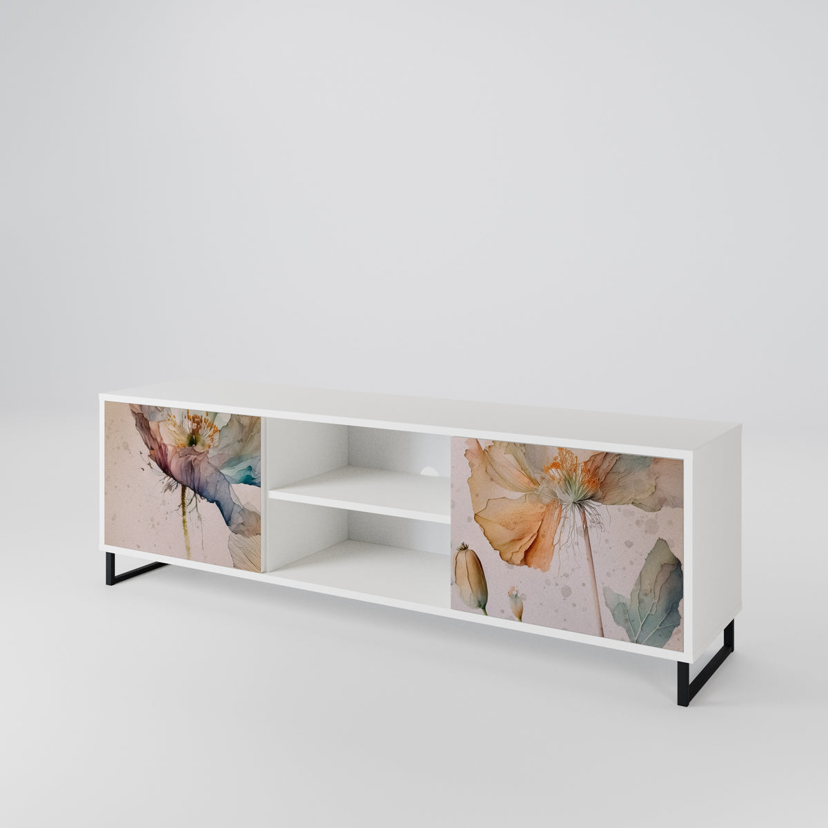 SOFTEN POPPY Mueble de TV de 2 Puertas