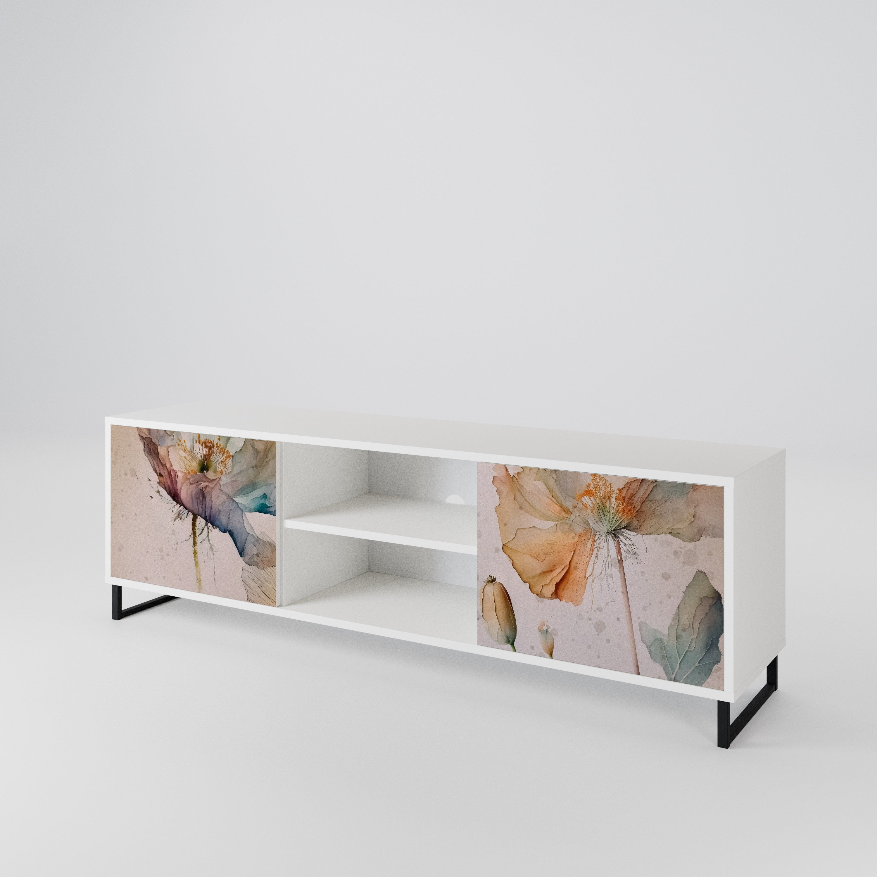 SOFTEN POPPY Mueble de TV de 2 Puertas