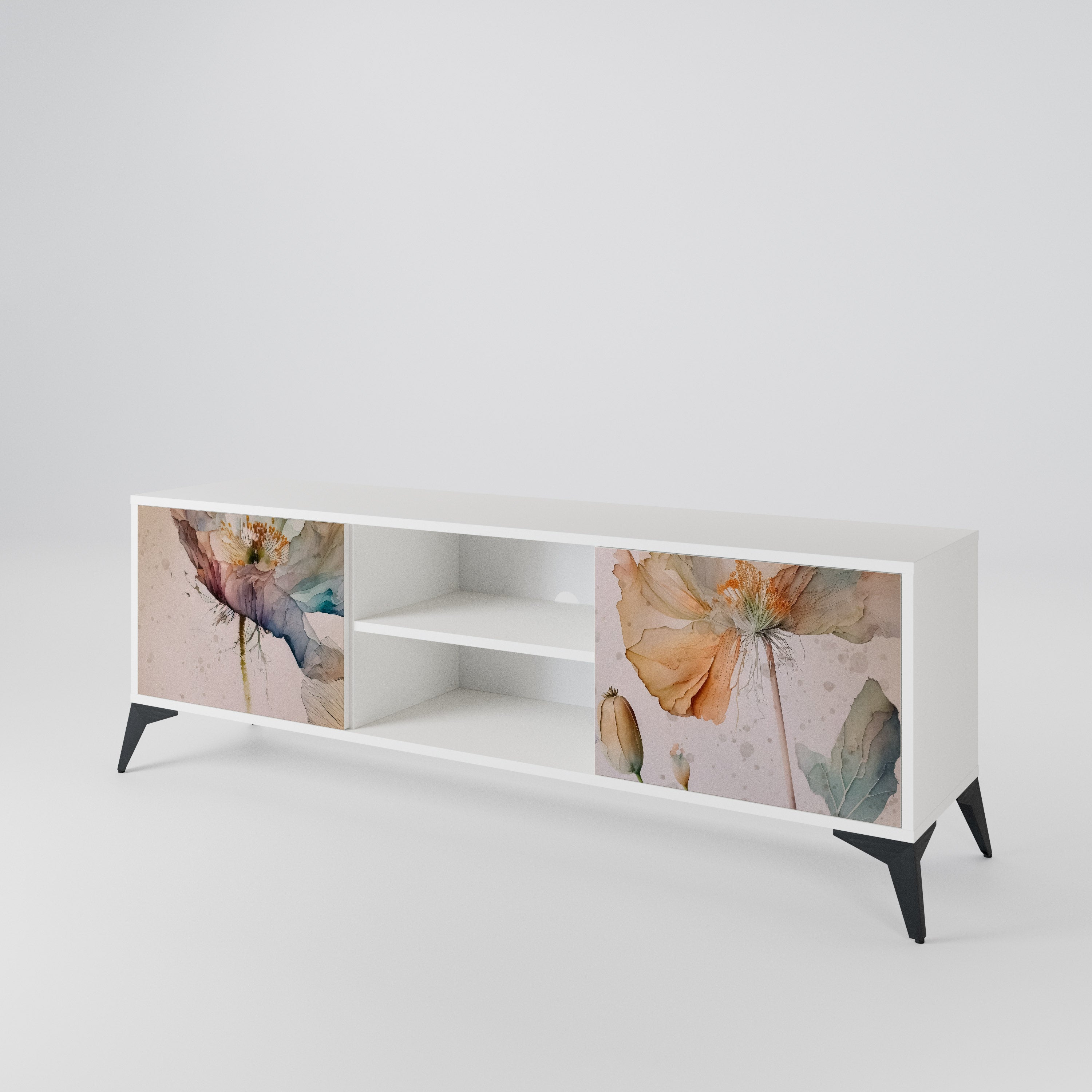 SOFTEN POPPY Mueble de TV de 2 Puertas