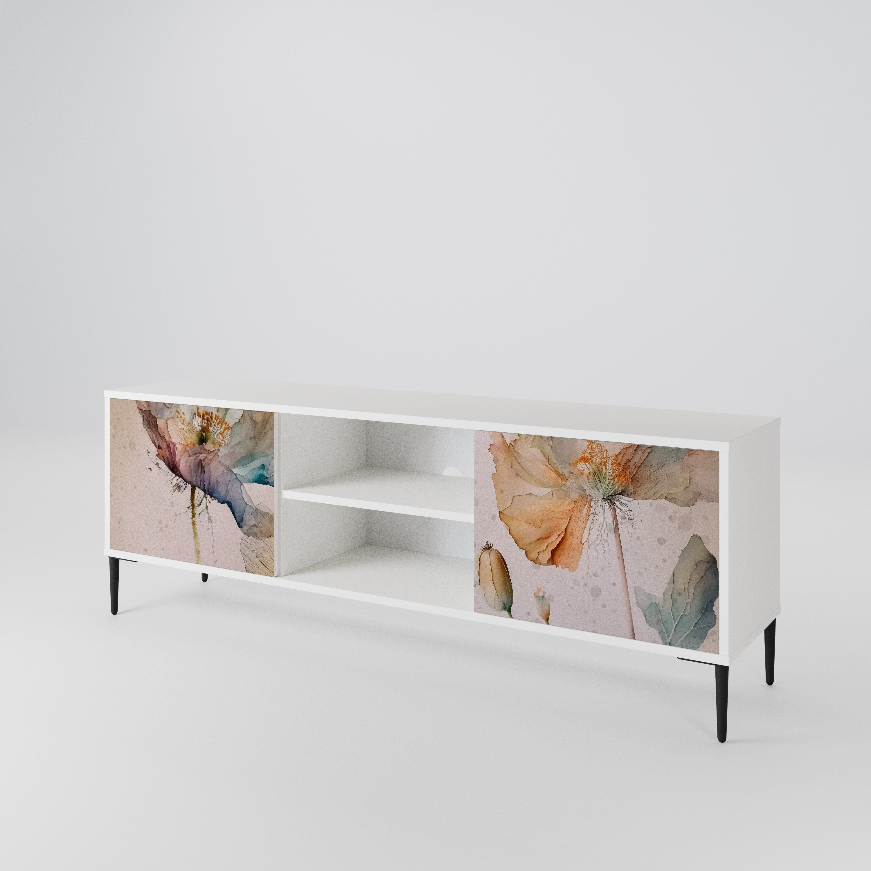 SOFTEN POPPY Mueble de TV de 2 Puertas