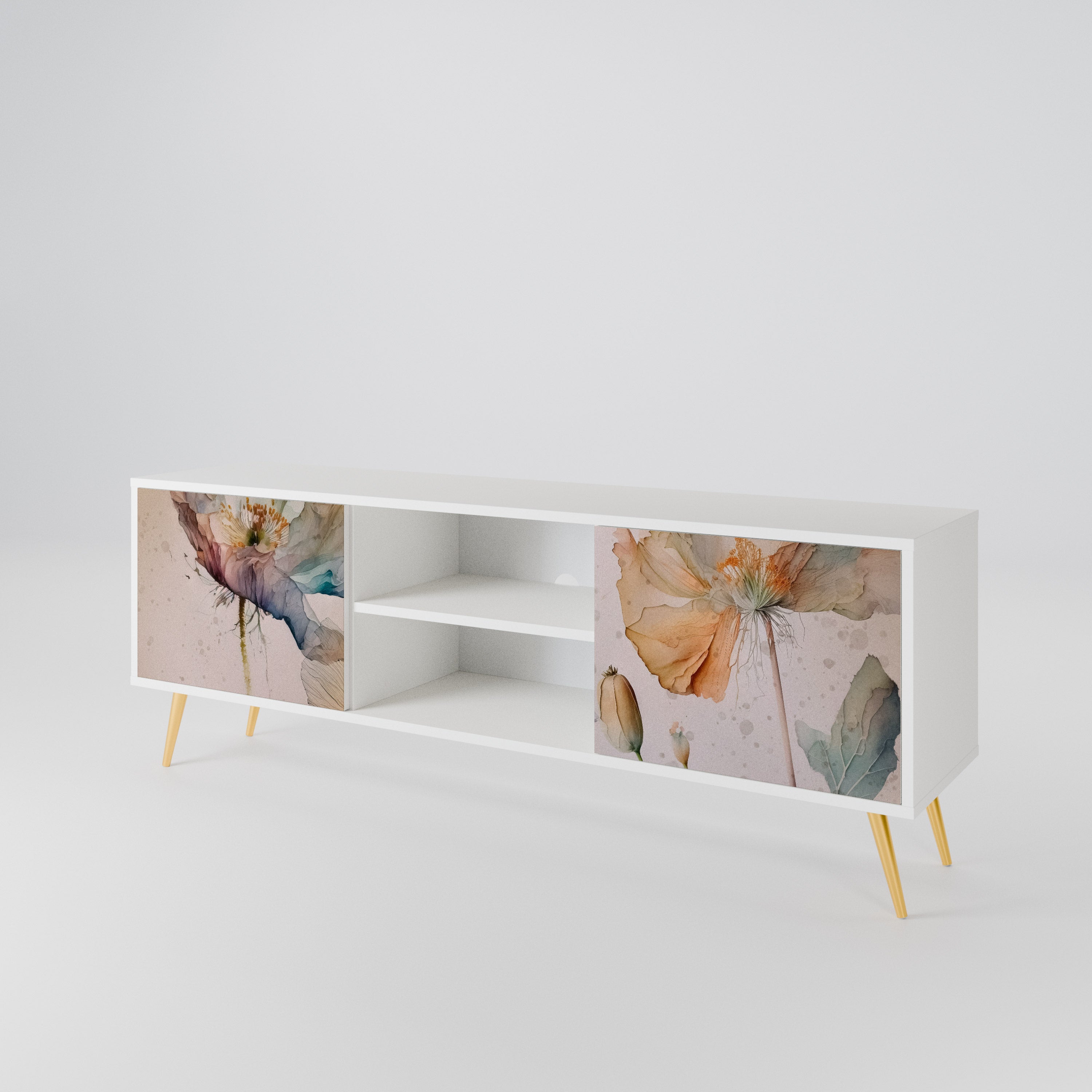 SOFTEN POPPY Mueble de TV de 2 Puertas