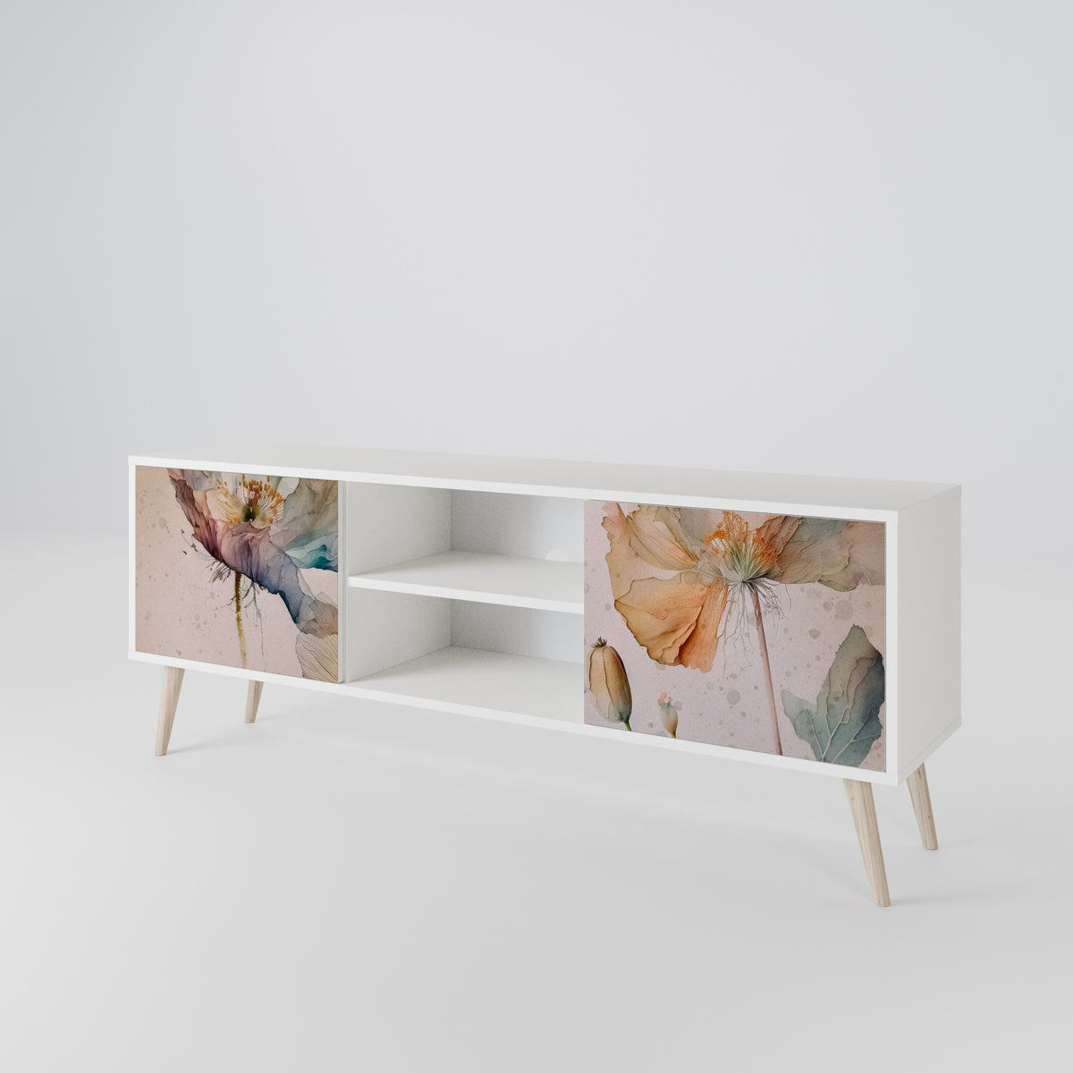 SOFTEN POPPY Mueble de TV de 2 Puertas