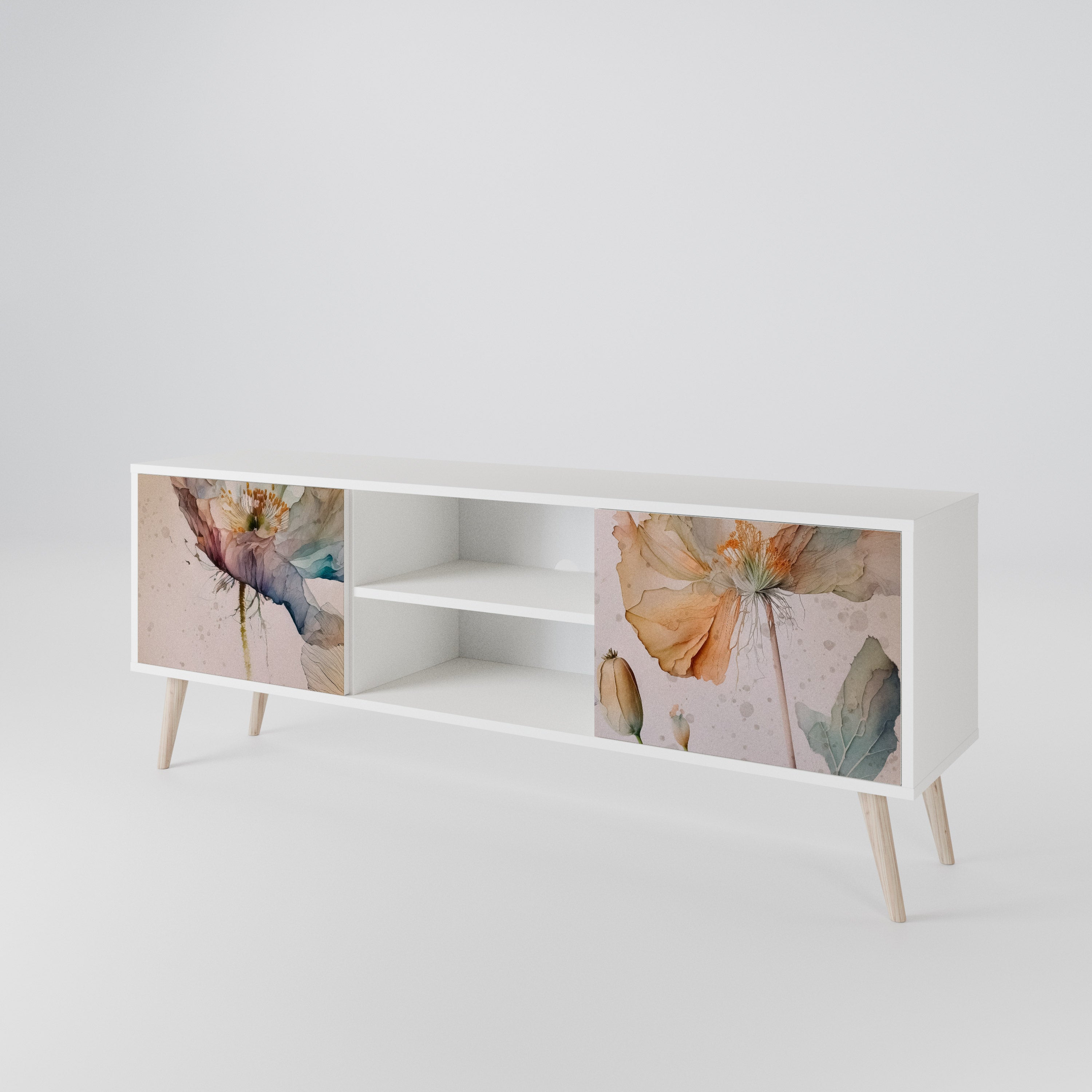 SOFTEN POPPY Mueble de TV de 2 Puertas