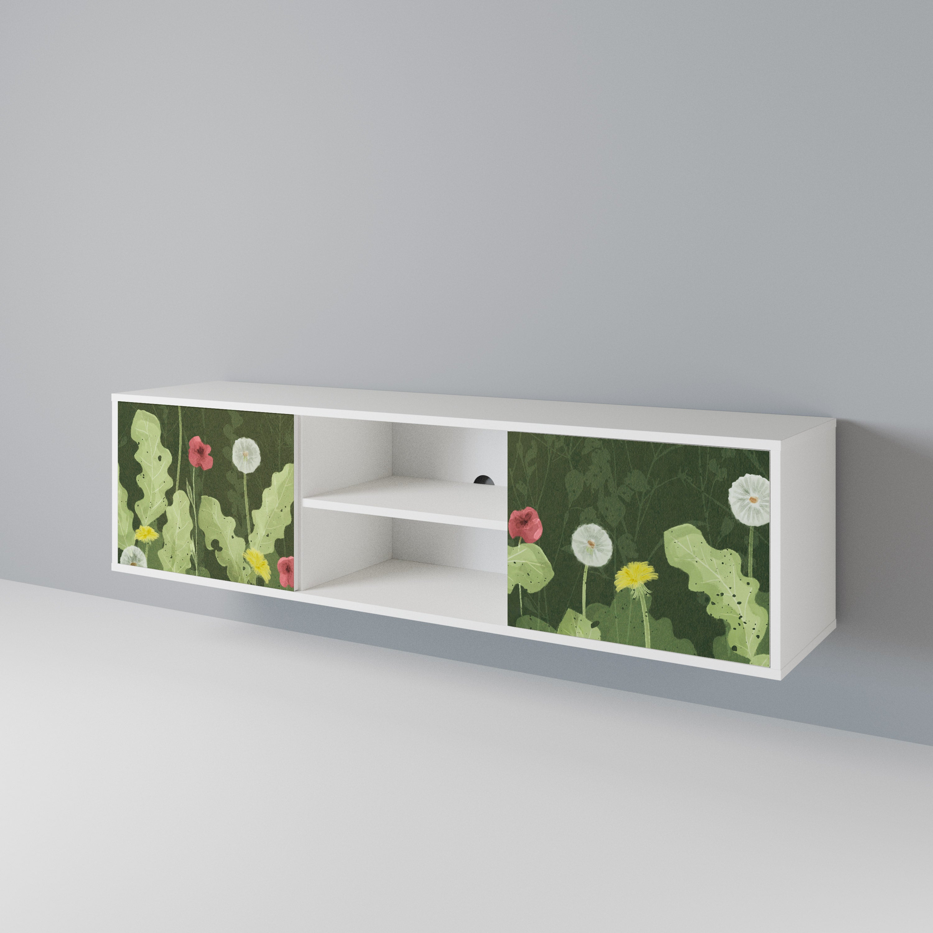 DANDELION AMUSE Mueble de TV de 2 Puertas