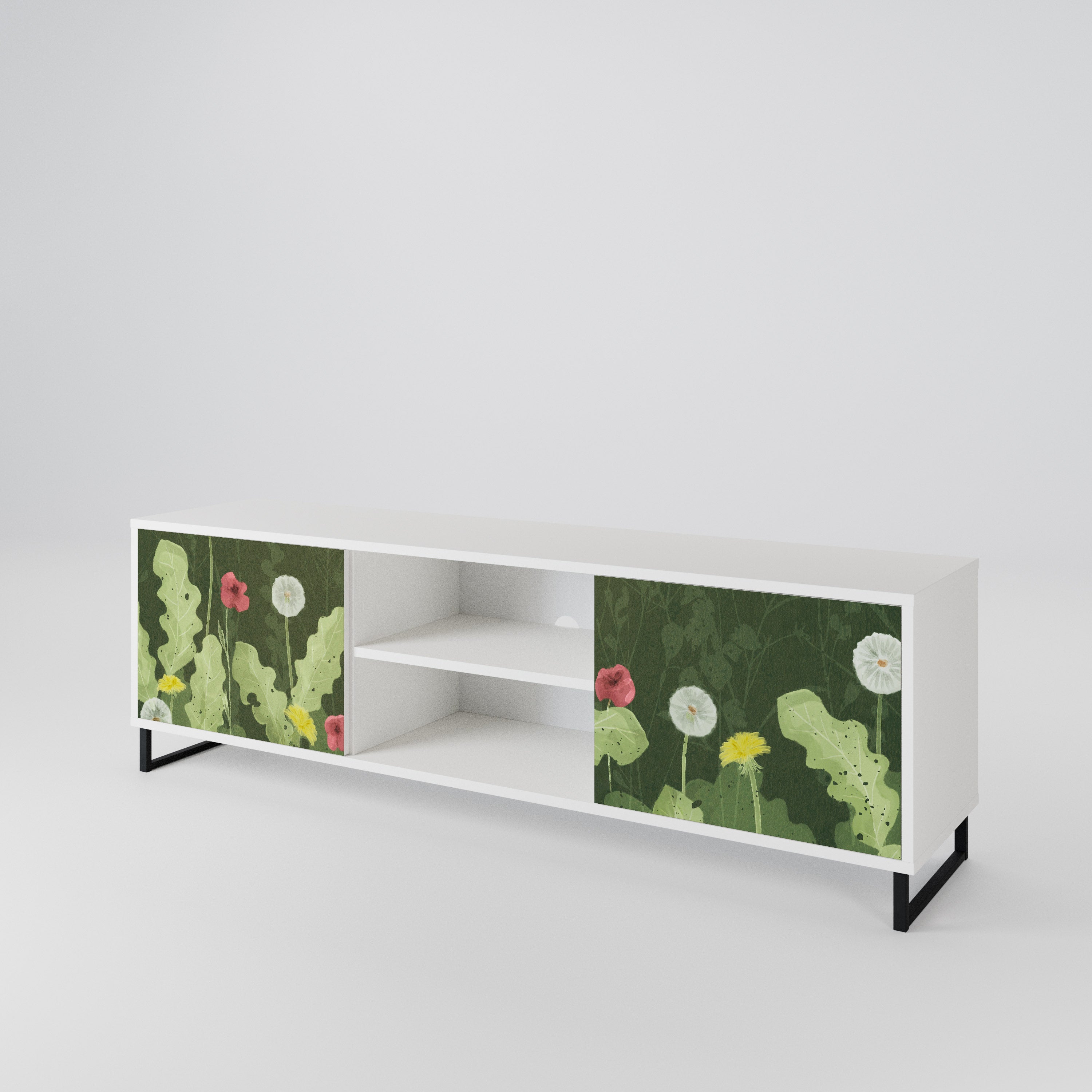 DANDELION AMUSE Mueble de TV de 2 Puertas