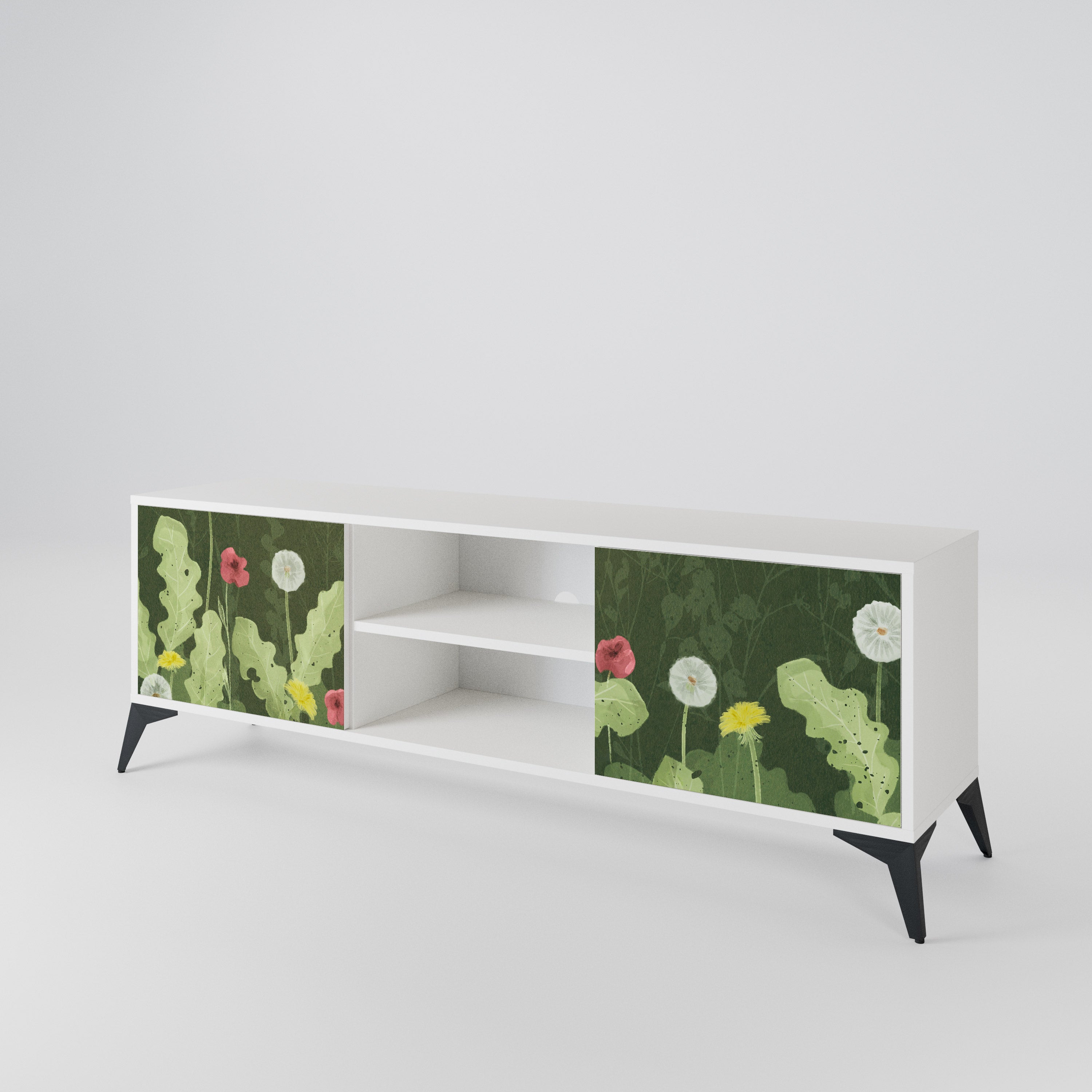 DANDELION AMUSE Mueble de TV de 2 Puertas