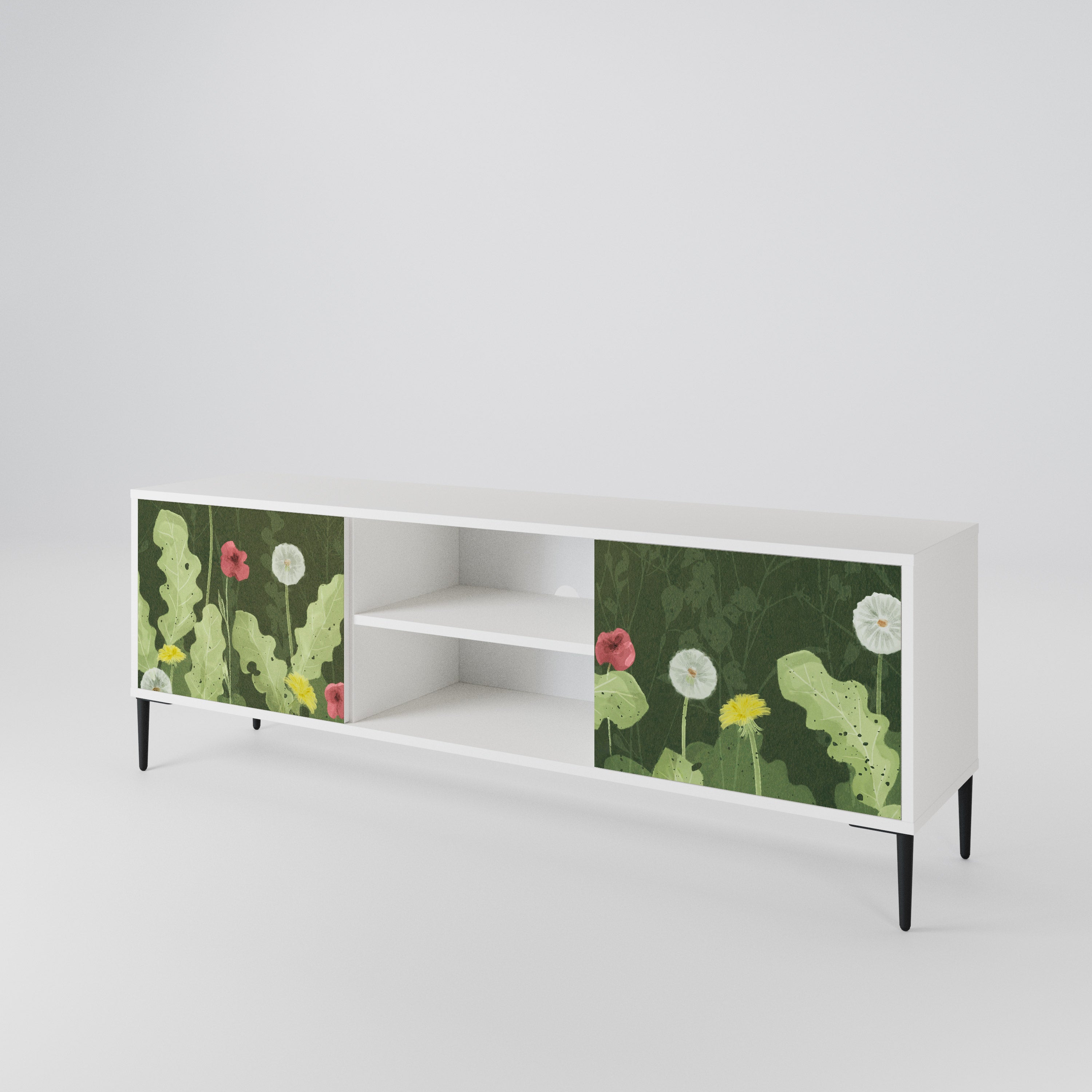DANDELION AMUSE Mueble de TV de 2 Puertas