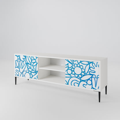 BLOOMY MORNING Mueble de TV de 2 Puertas