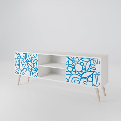 BLOOMY MORNING Mueble de TV de 2 Puertas