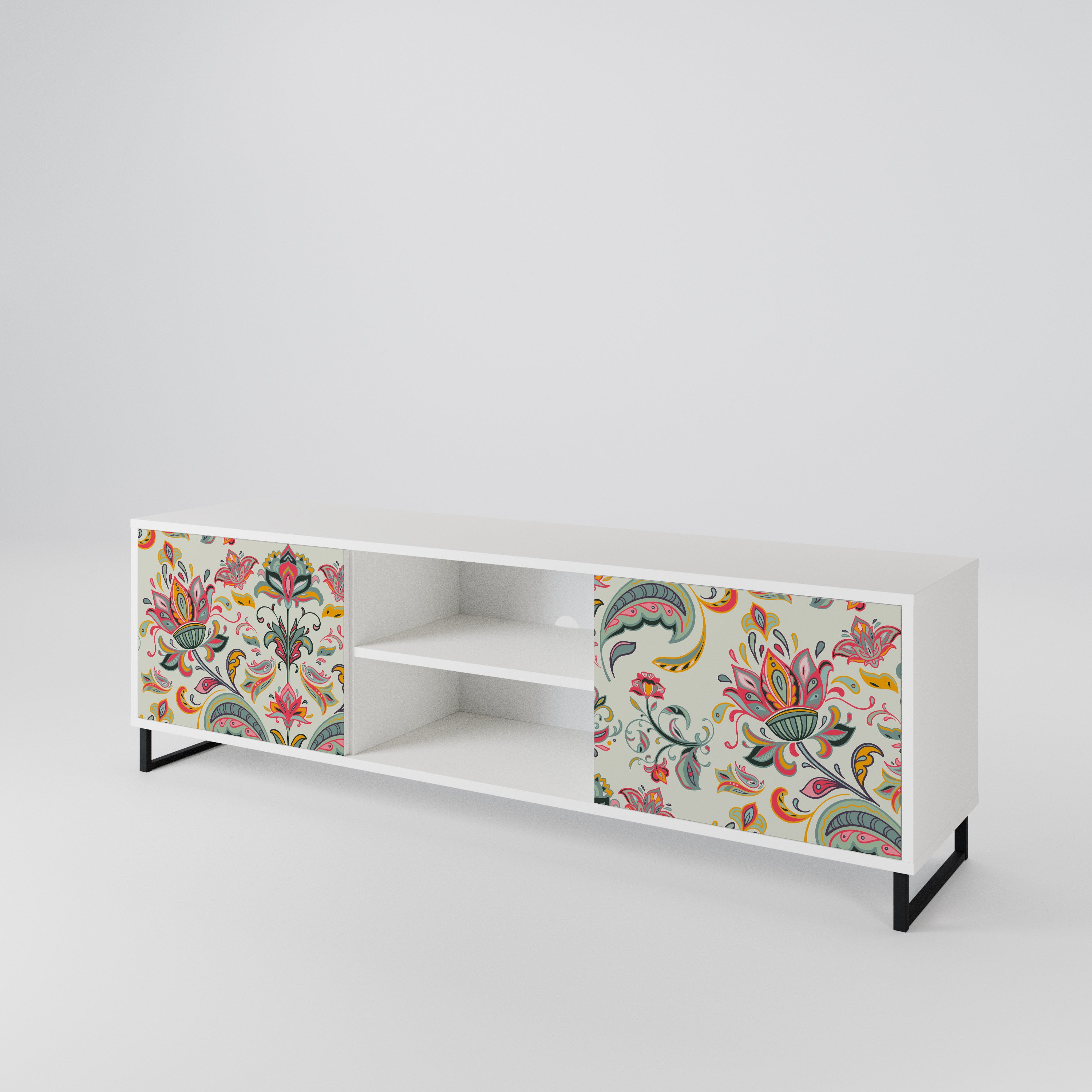 ORGANIC FOLKLORE Mueble de TV de 2 Puertas