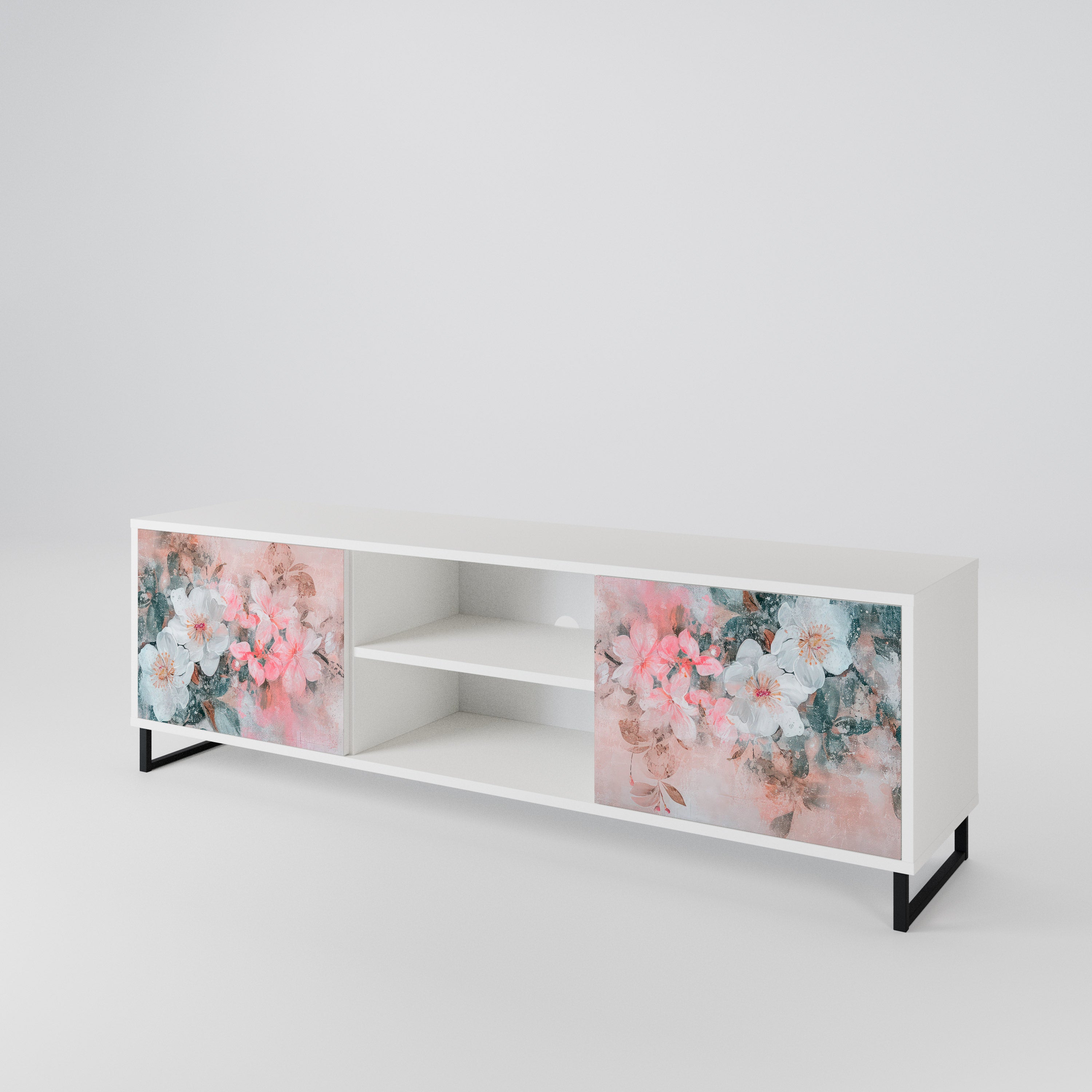 CHERRY BLOSSOM Mueble de TV de 2 Puertas
