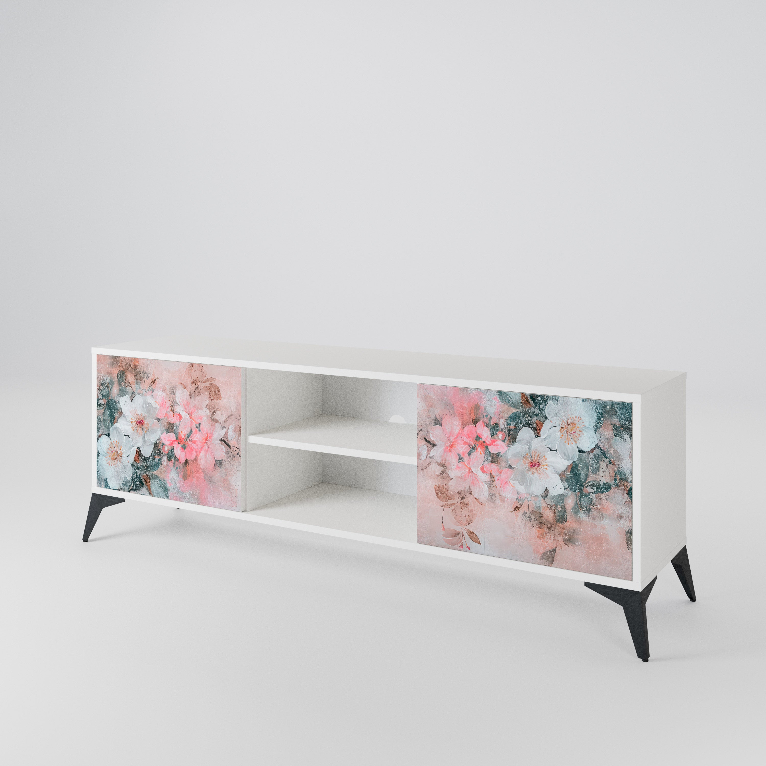 CHERRY BLOSSOM Mueble de TV de 2 Puertas