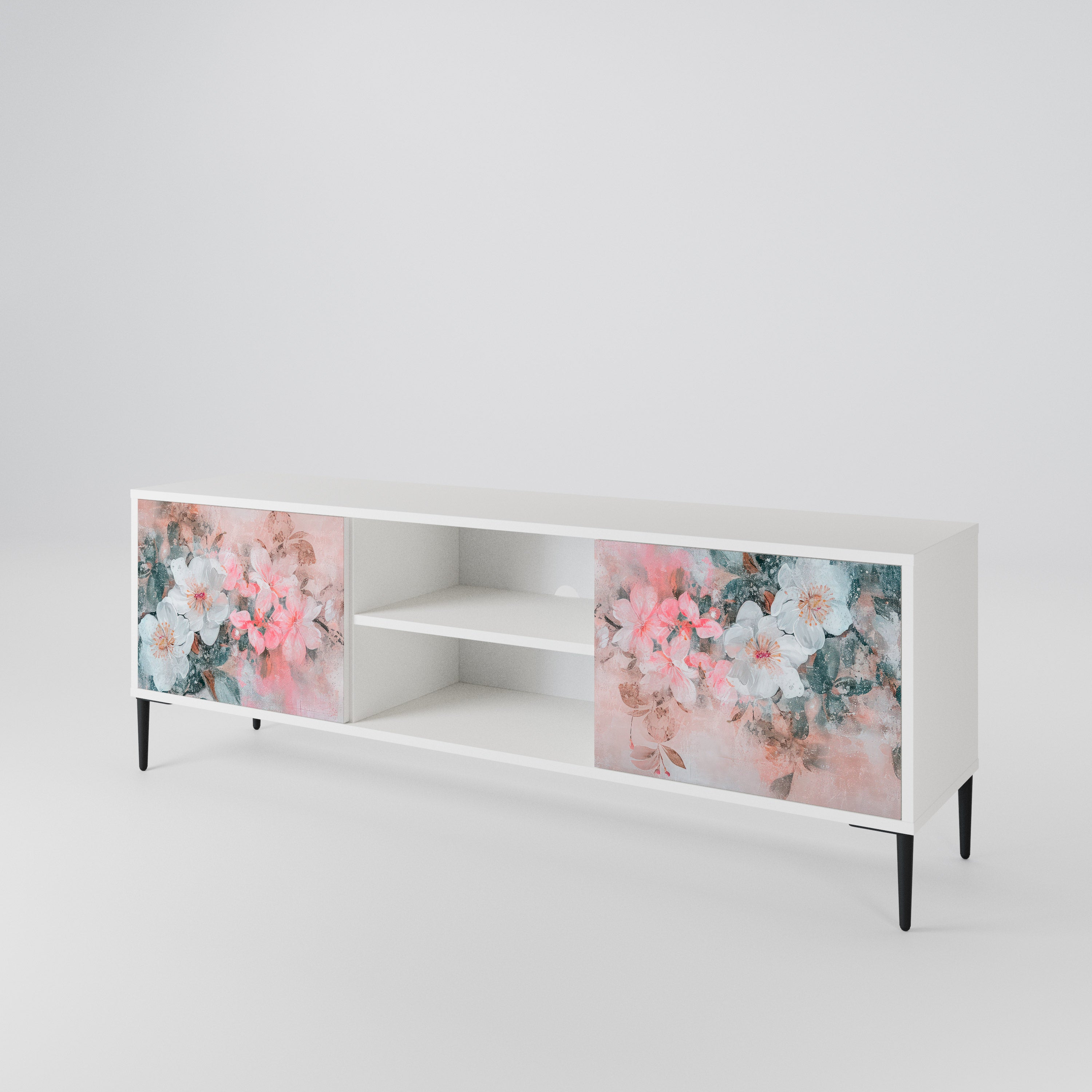 CHERRY BLOSSOM Mueble de TV de 2 Puertas