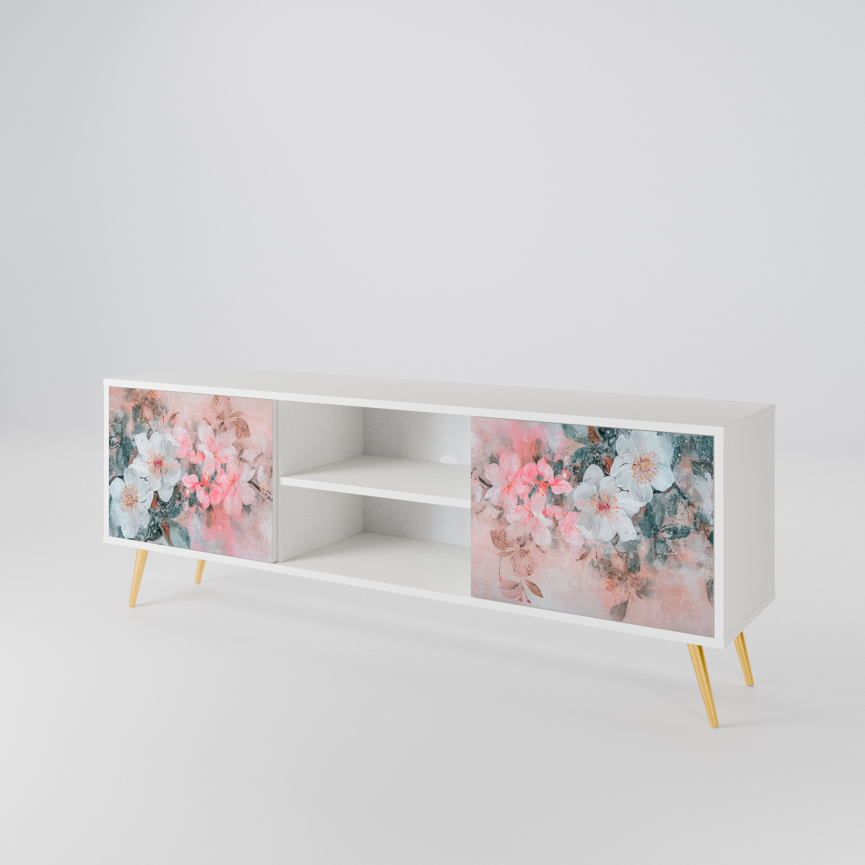 CHERRY BLOSSOM Mueble de TV de 2 Puertas