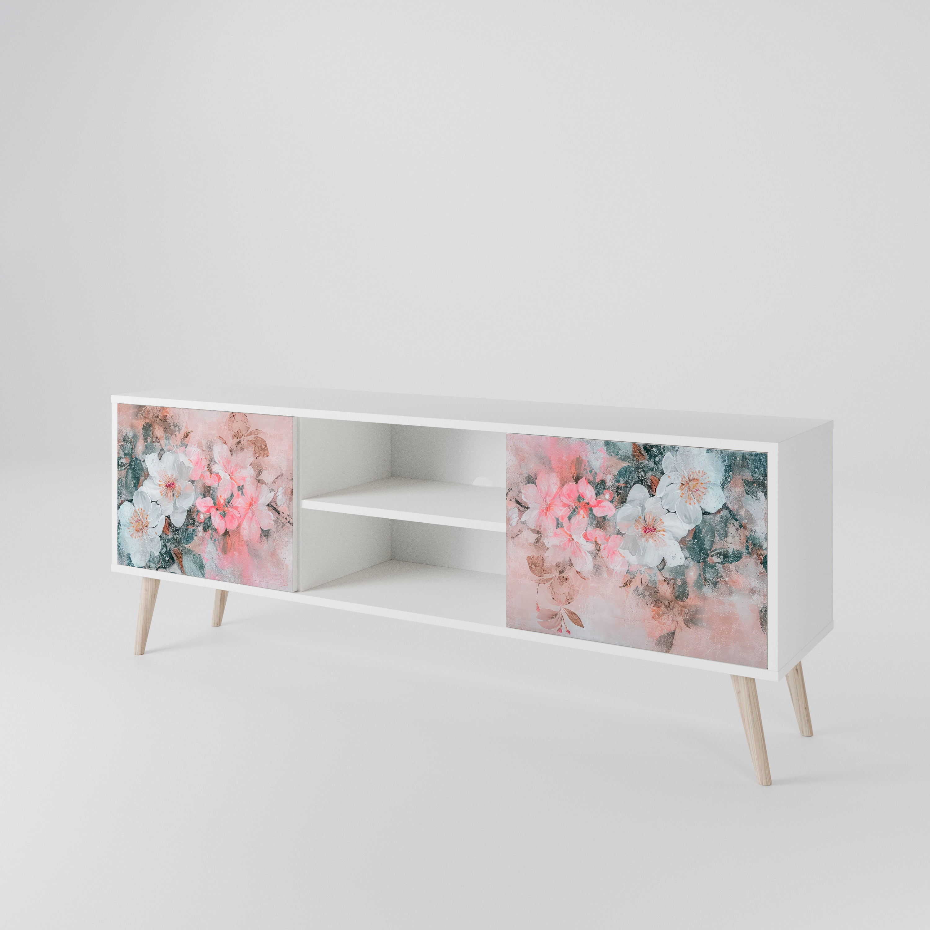 CHERRY BLOSSOM Mueble de TV de 2 Puertas