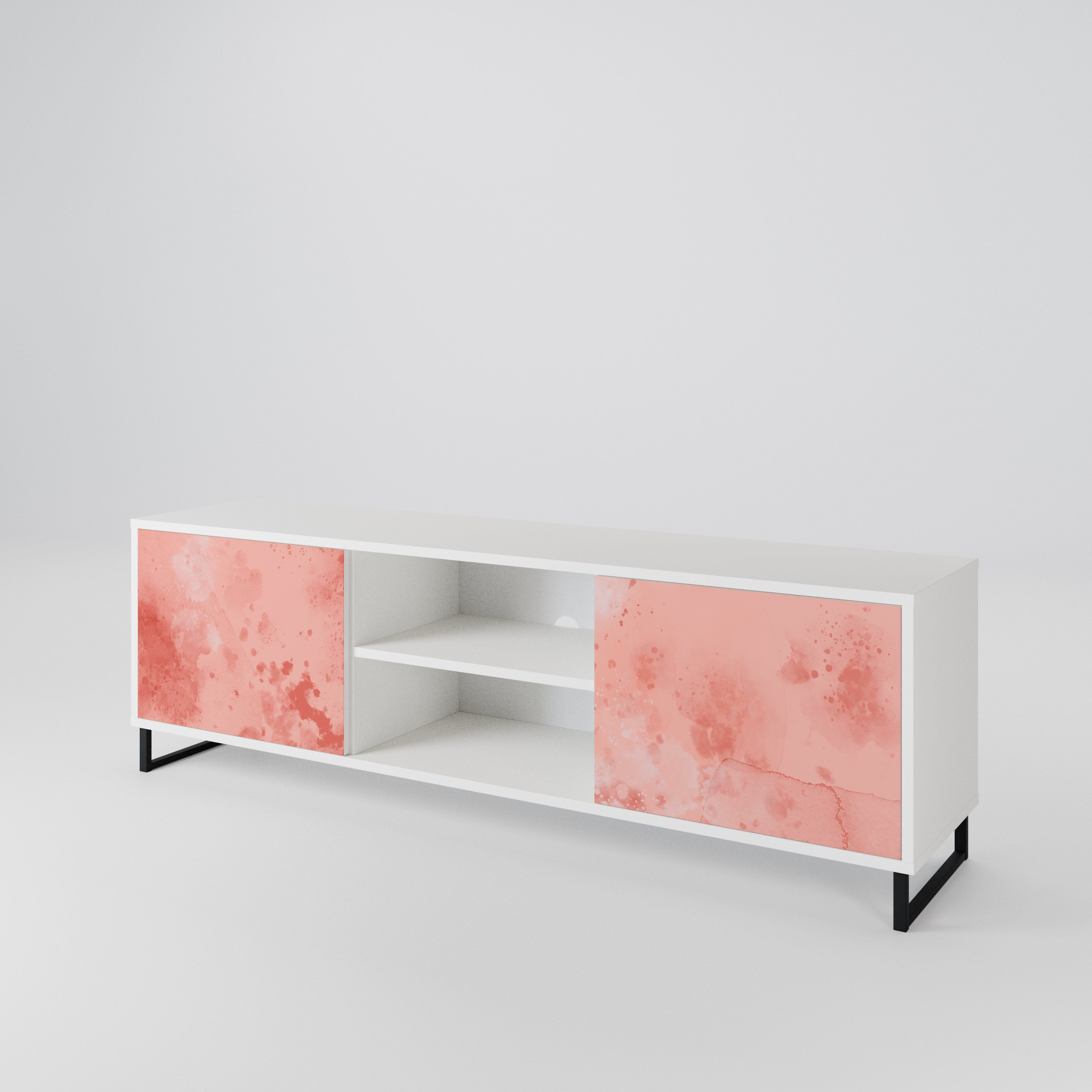 CRANE DANCE Mueble de TV de 2 Puertas