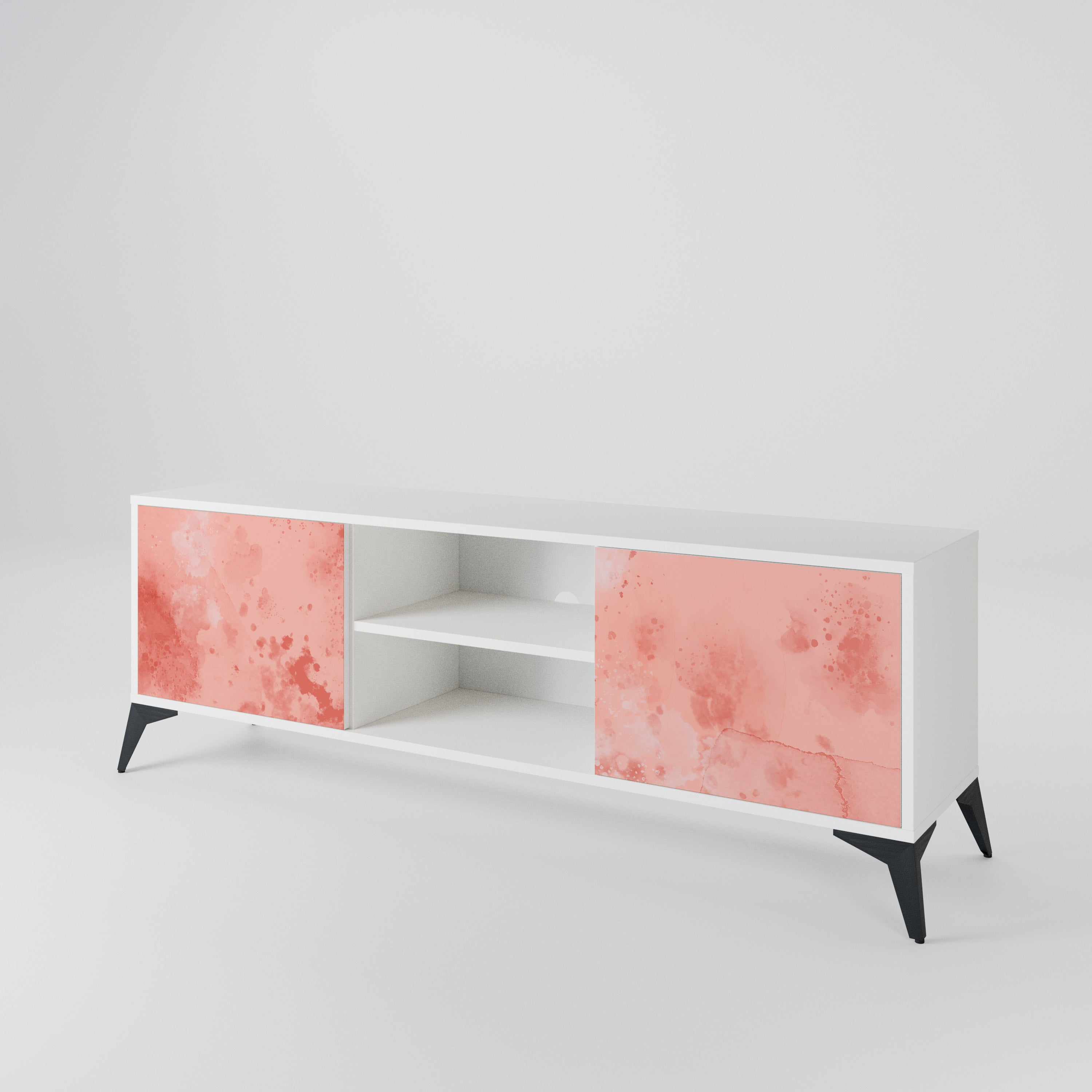 CRANE DANCE Mueble de TV de 2 Puertas