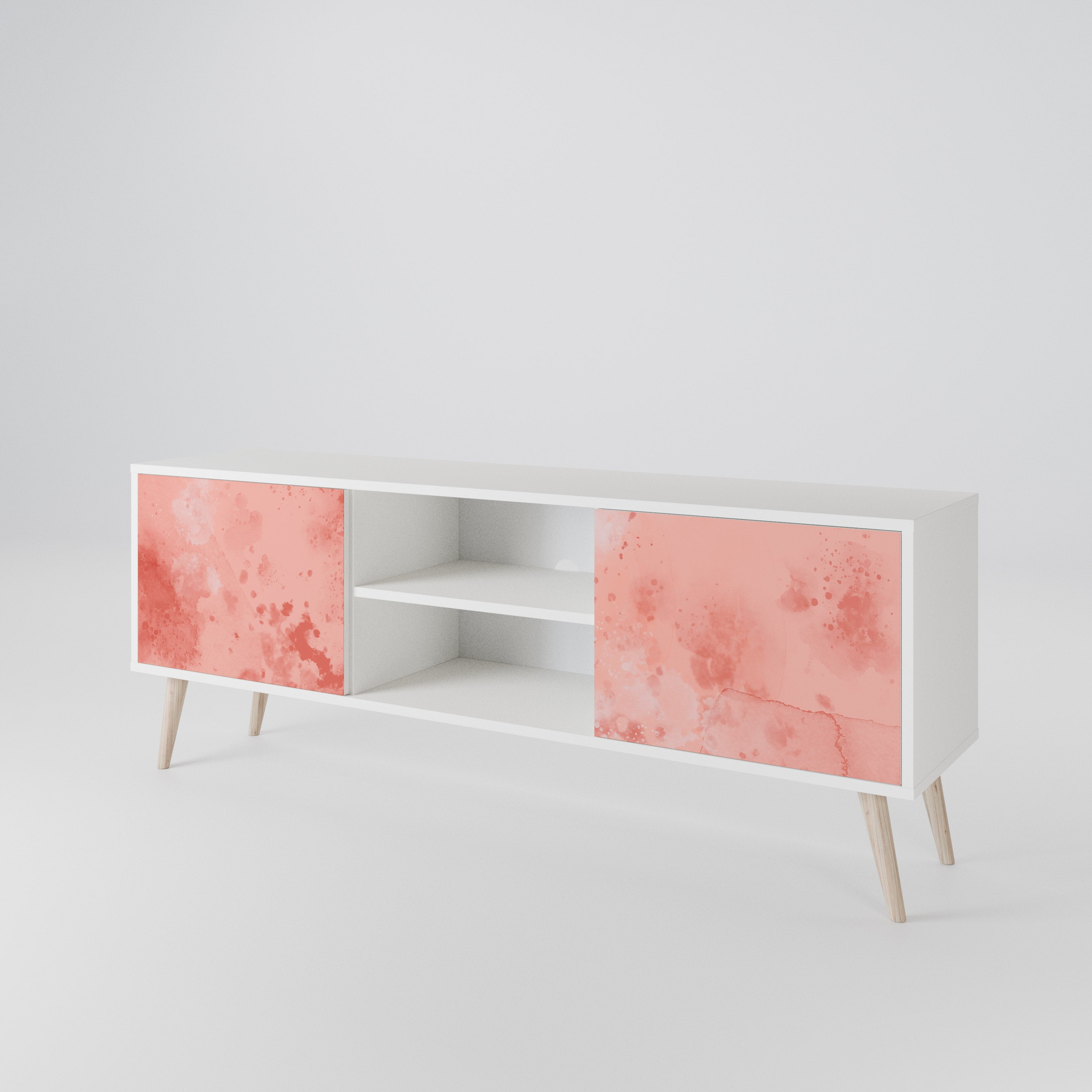 CRANE DANCE Mueble de TV de 2 Puertas