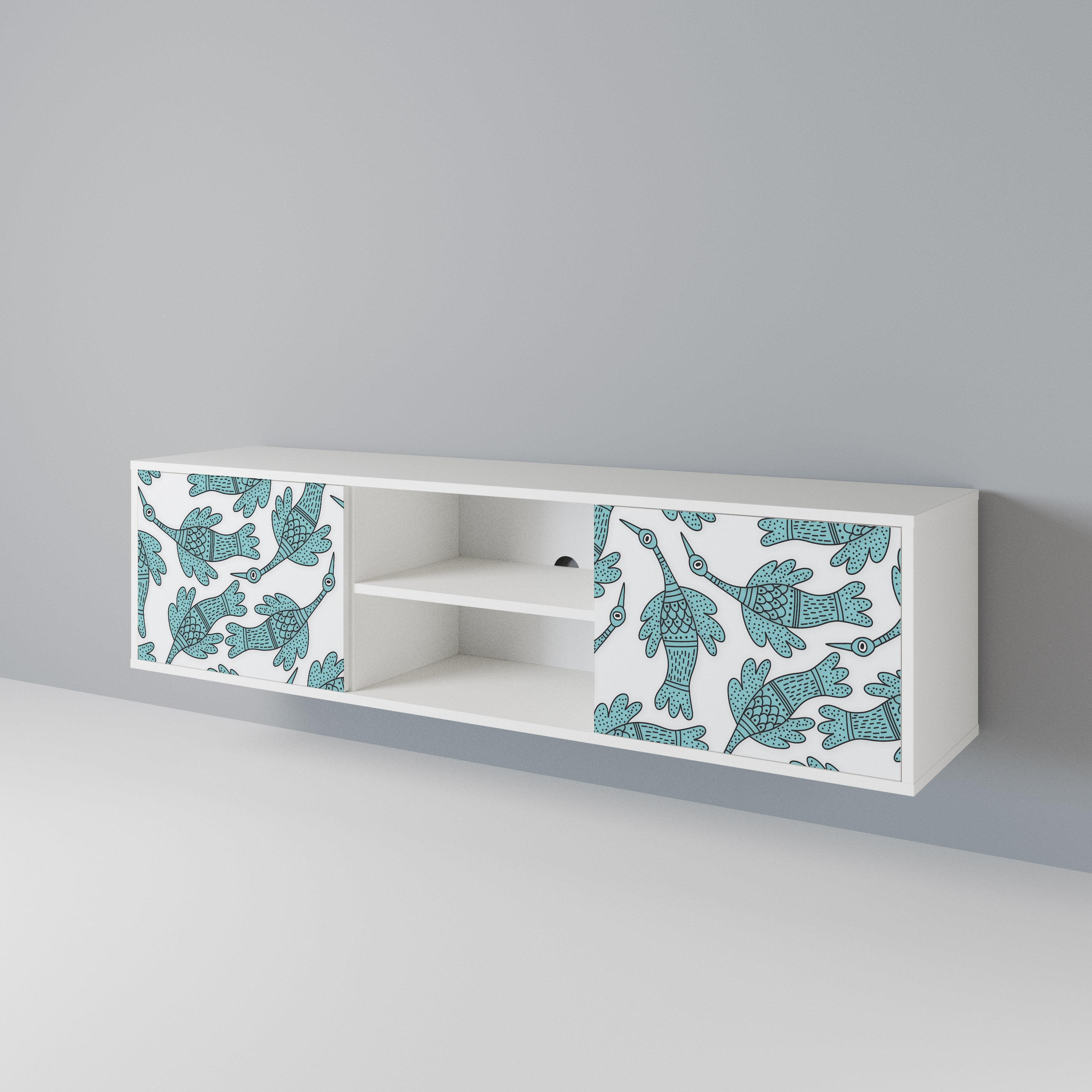 WATERSPOUT SONGIBIRD Mueble de TV de 2 Puertas